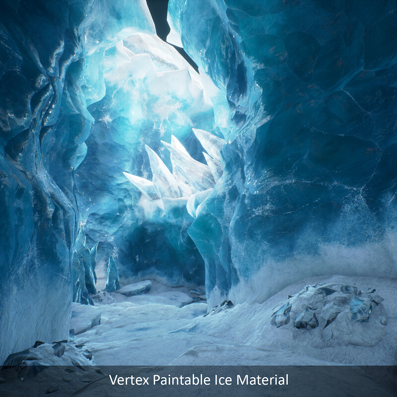 Vertex Paintable Ice Material