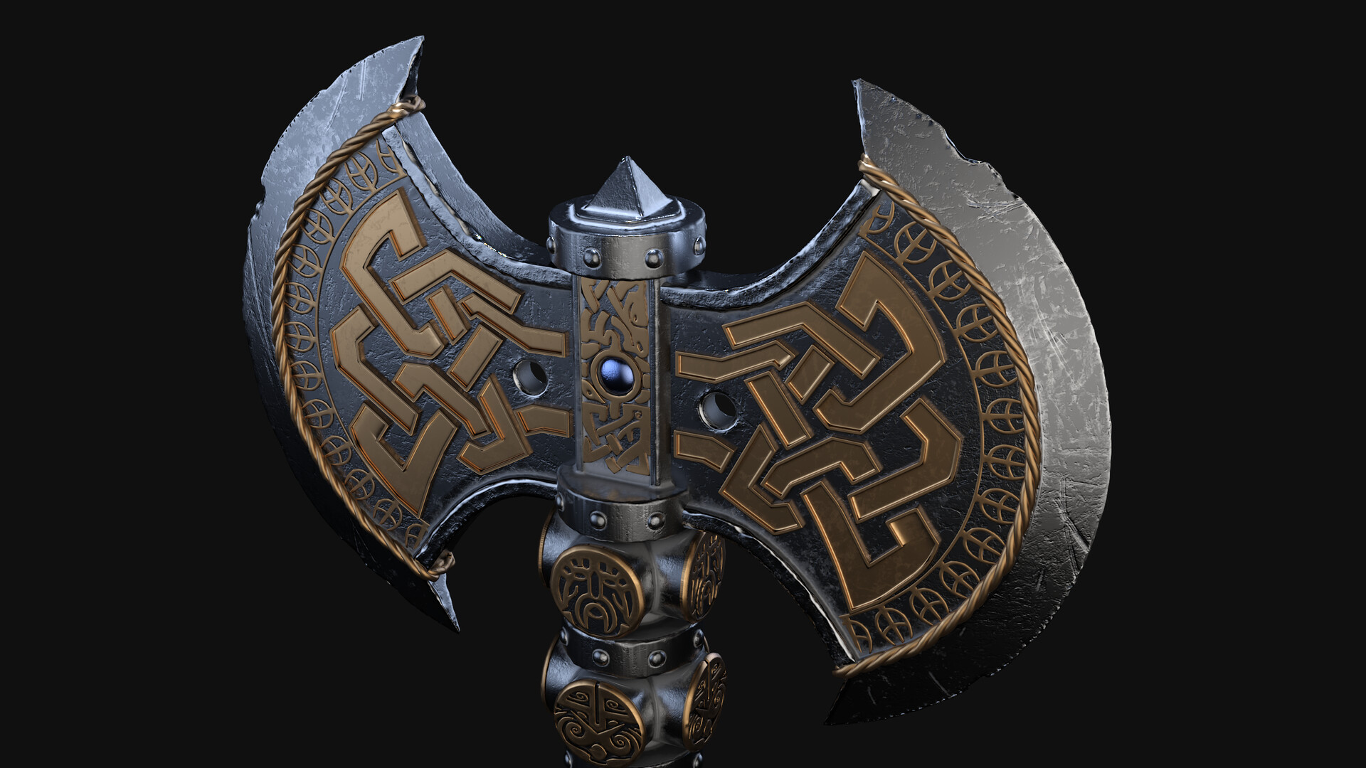 Joshua Carty - Warhammer Dwarf Axe
