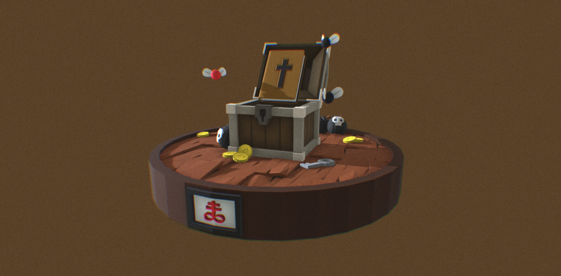 Artstation The Binding Of Isaac Lowpoly Games Diorama Isaac S