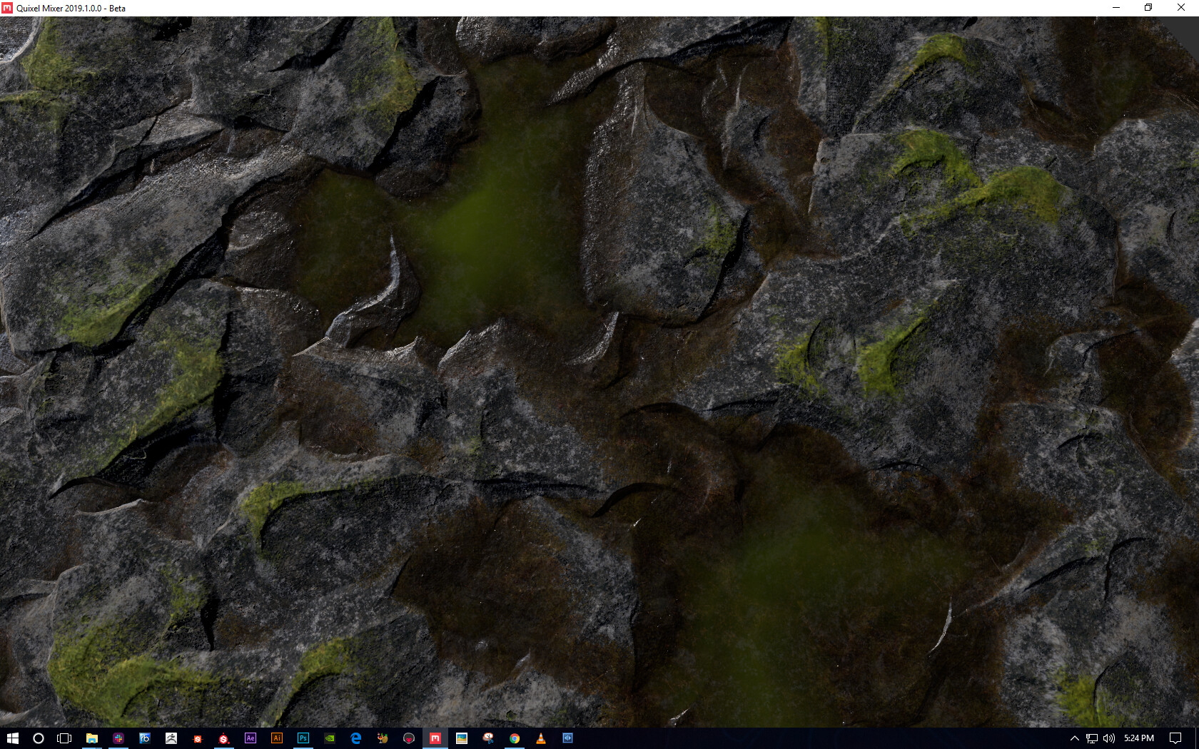 Sanwal Aftab - Mossy Rock Texture | Quixel Mixer