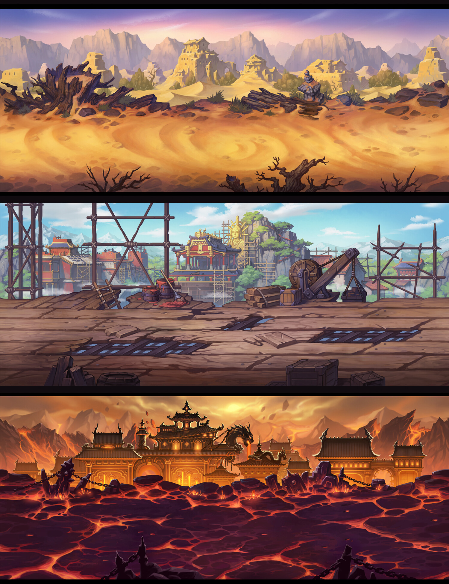 ArtStation - BG works