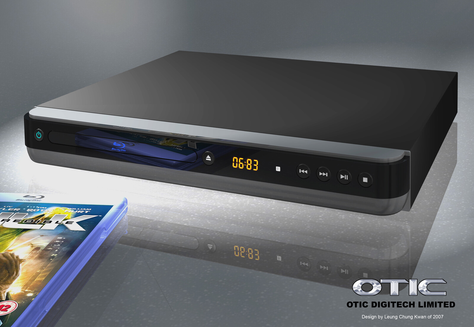 💎 Stand-Alone Blu-Ray Player | Design by Leung Chung Kwan on 2007 💎
Brand Name︰OTIC | Client︰OTIC Limited