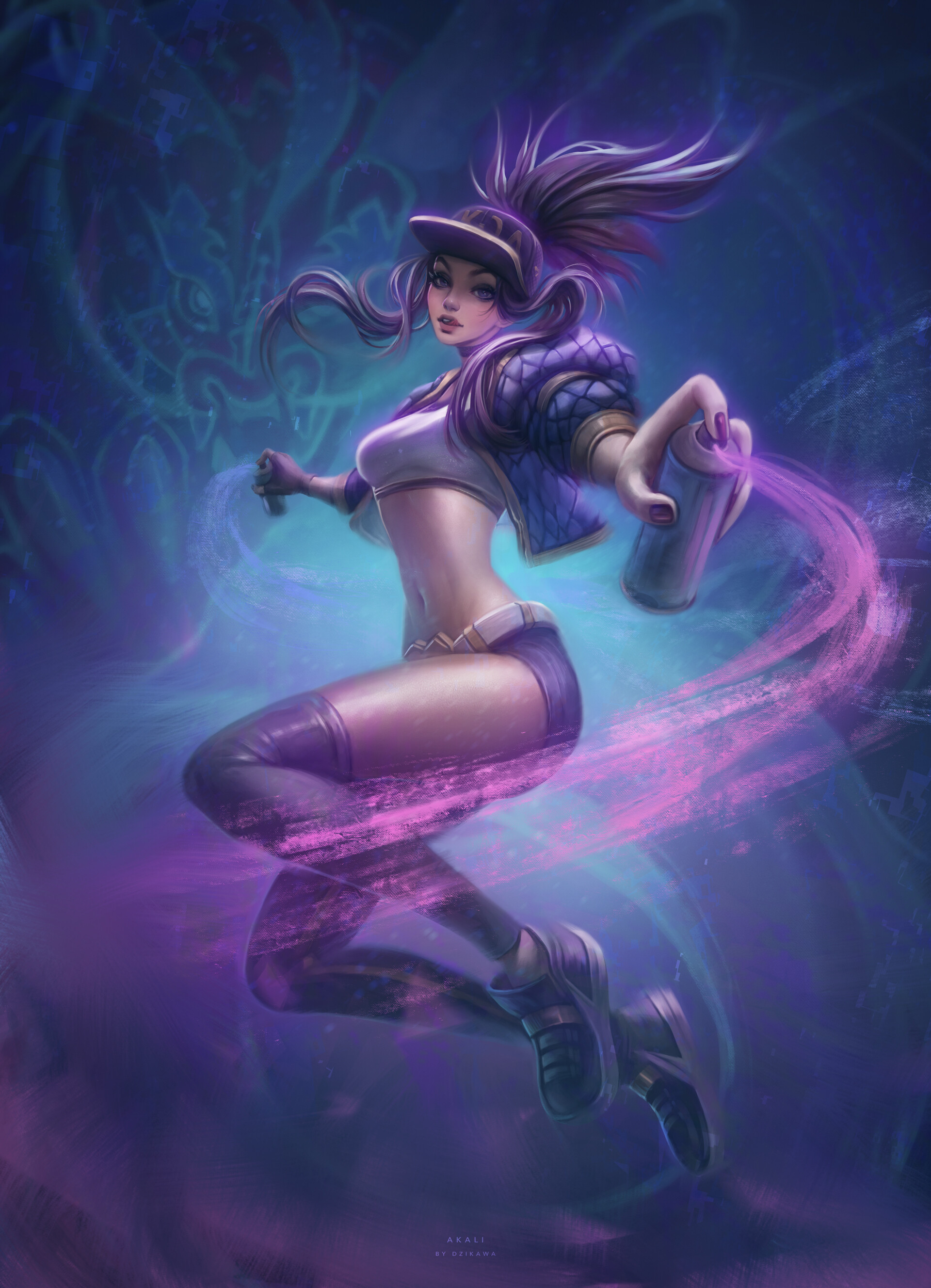 akali from league of legends dzikawa