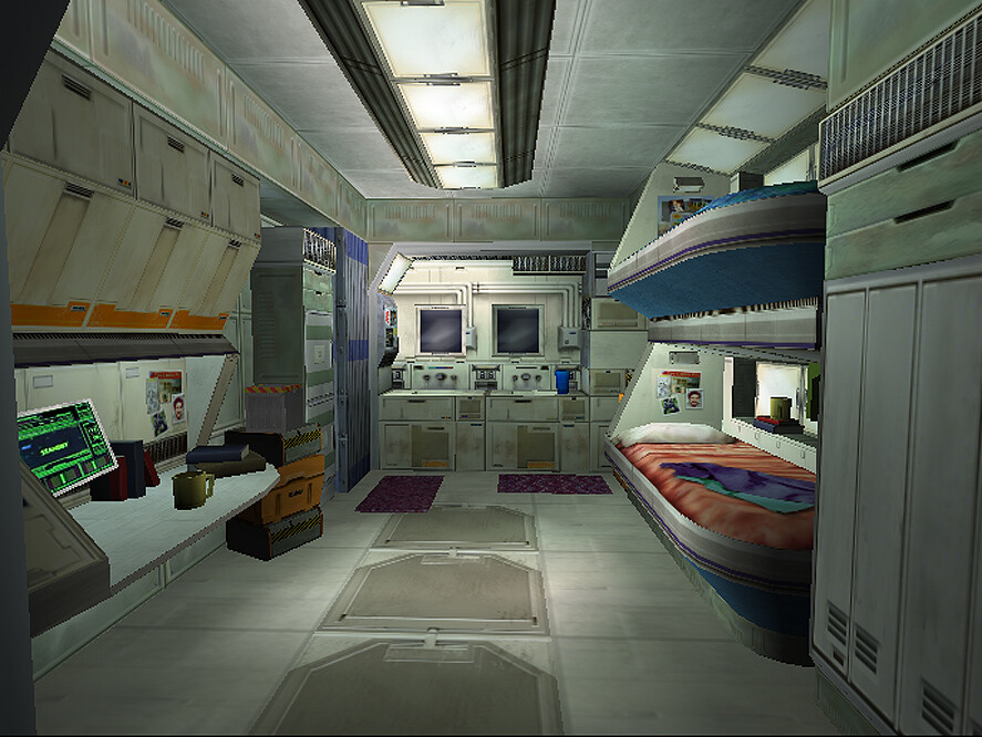 level IX - sleeping quarters.  You've worked hard looking at all my work.  Time to take a rest!  Cheers!