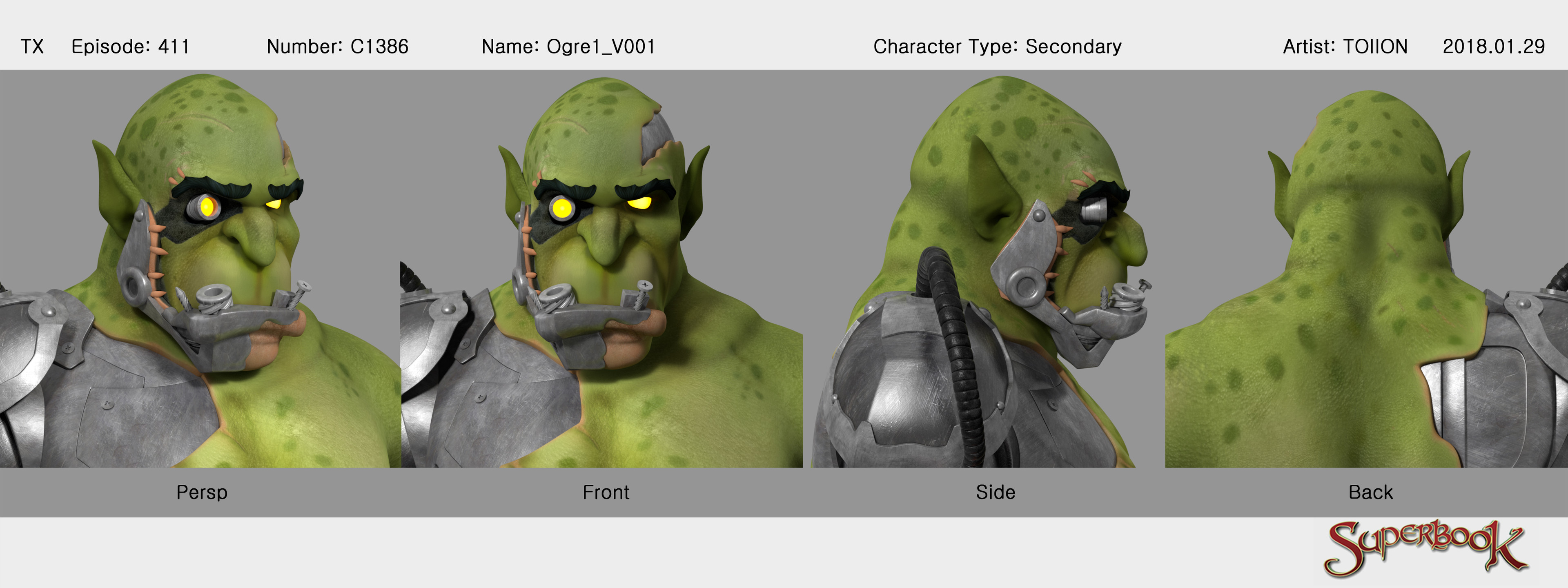 Artstation Cyborg Ogres Superbook Andres Jase Salvatierra