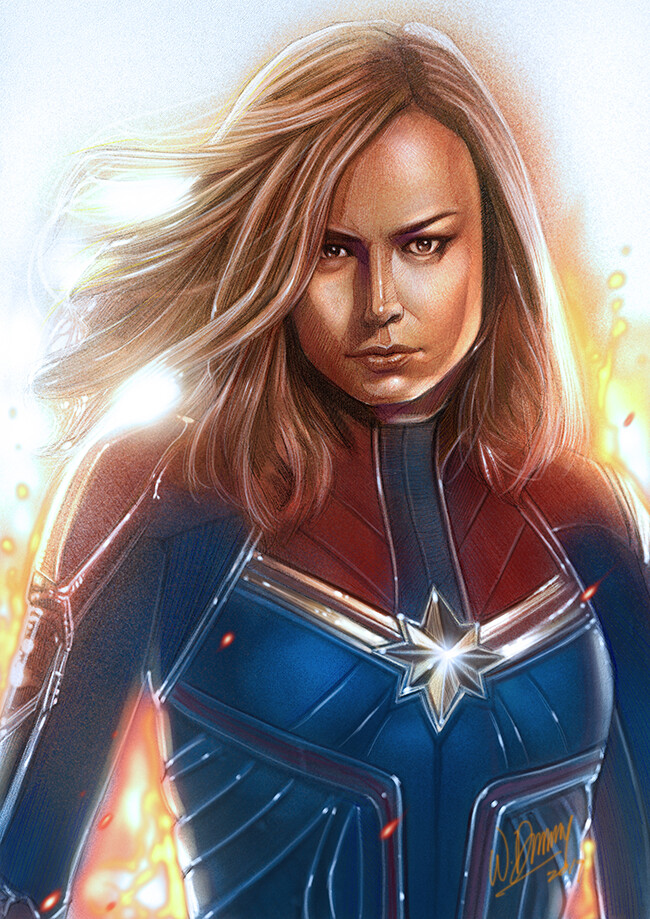 ArtStation - Captain Marvel Fan Art