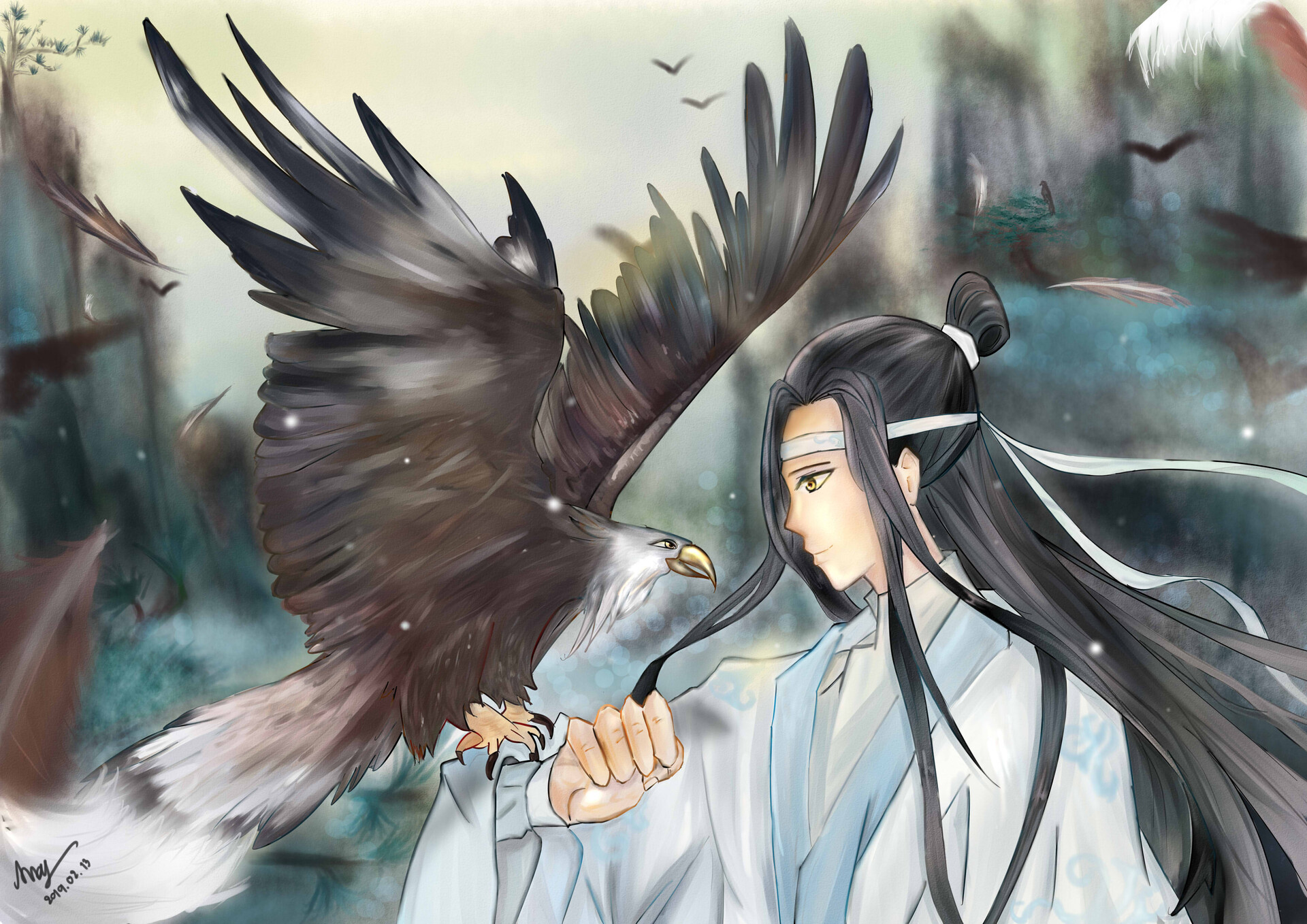 Get Wallpaper Artstation Fan Art Form Mo Dao Zu Shi Prapatsorn Intakruen For Android Free