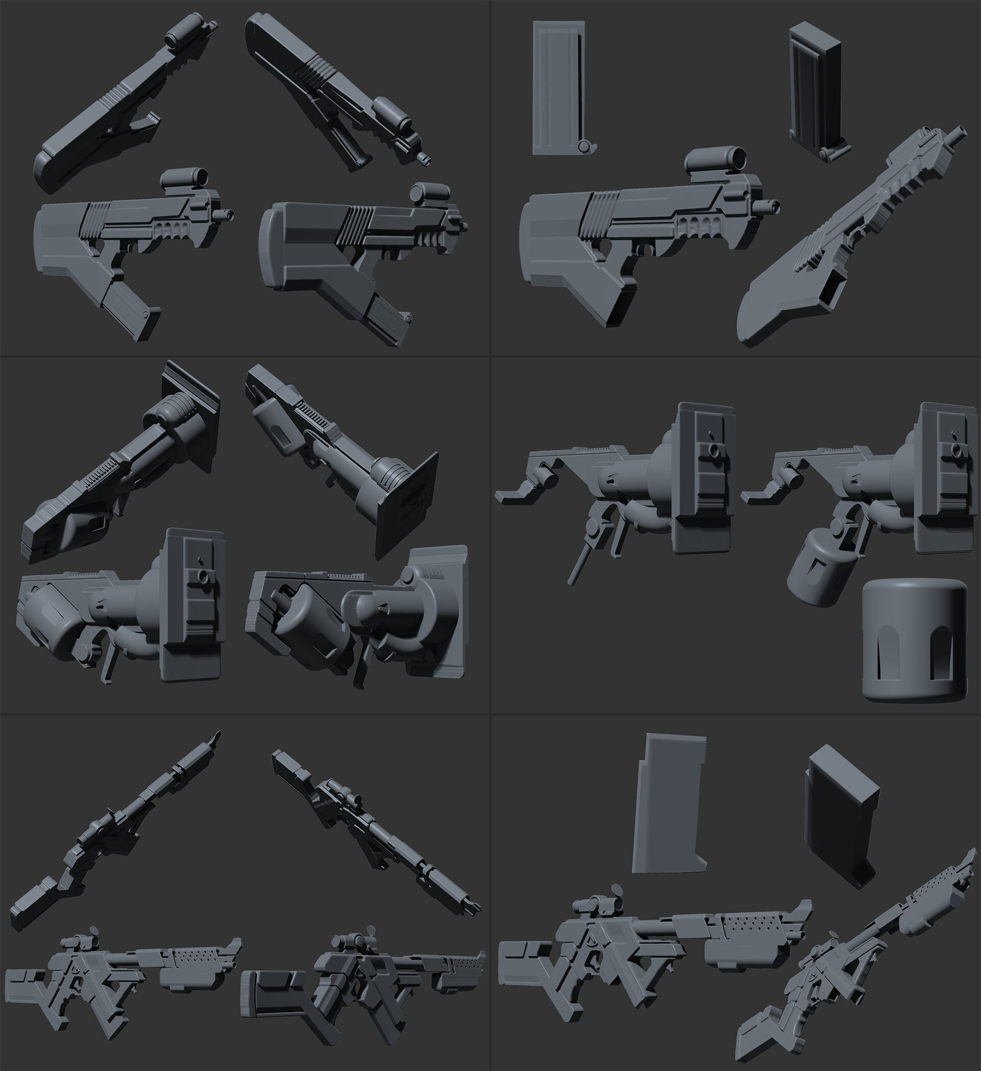 artstation gun concepts kurt stadther