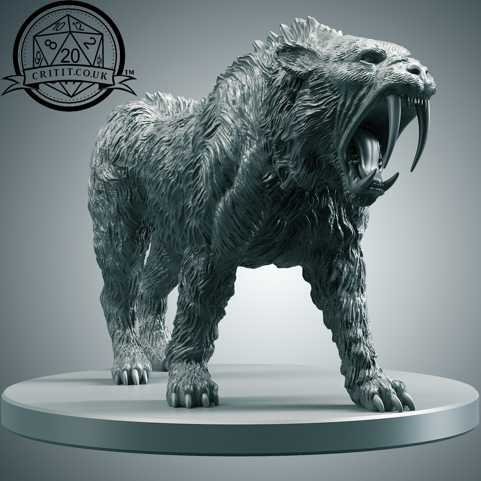 Saber-toothed tiger Critit miniature 