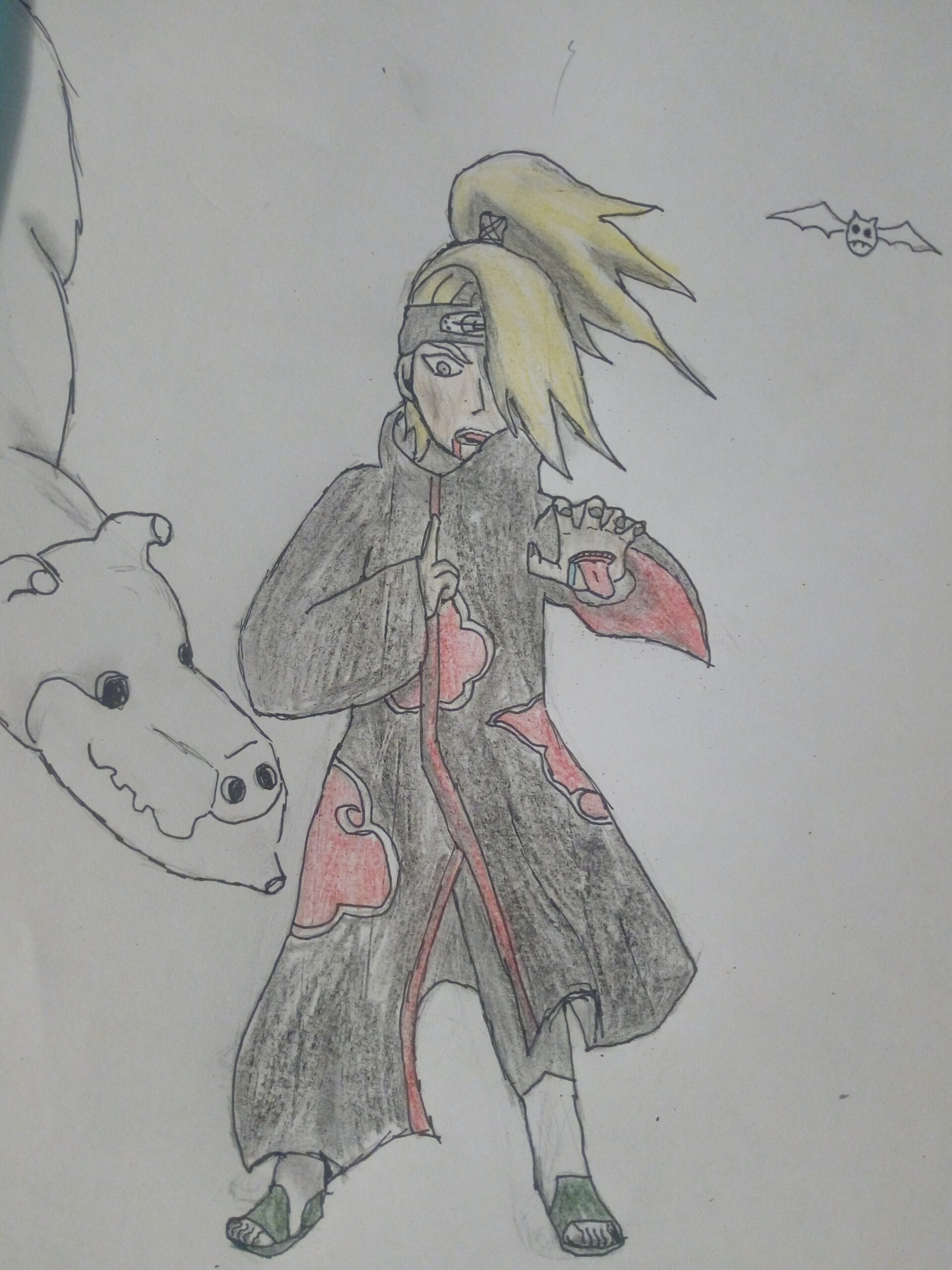 Artstation Deidara Naruto Niccolo Implanet