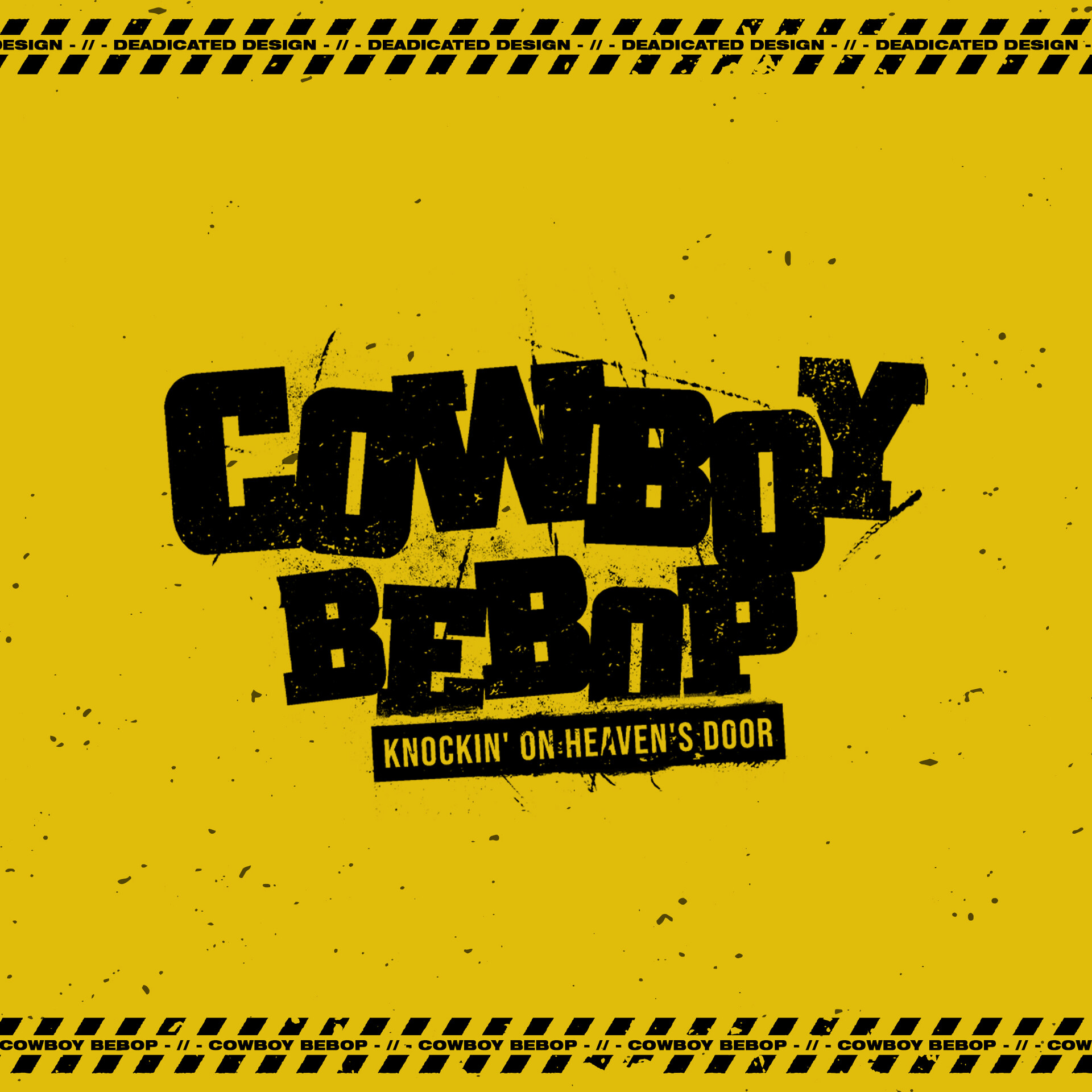 Artstation Deadicated Design Cowboy Bebop Logo Kai Blackwell