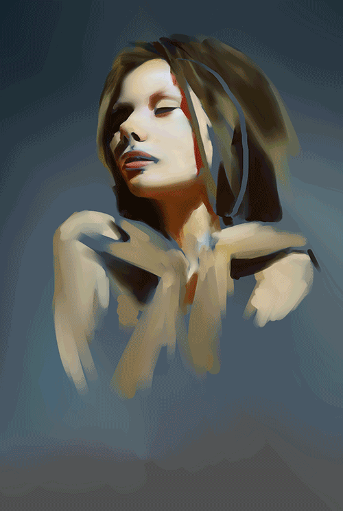 ArtStation - Portrait Study (from photo by Natasha Schon), Andrey Kazansky