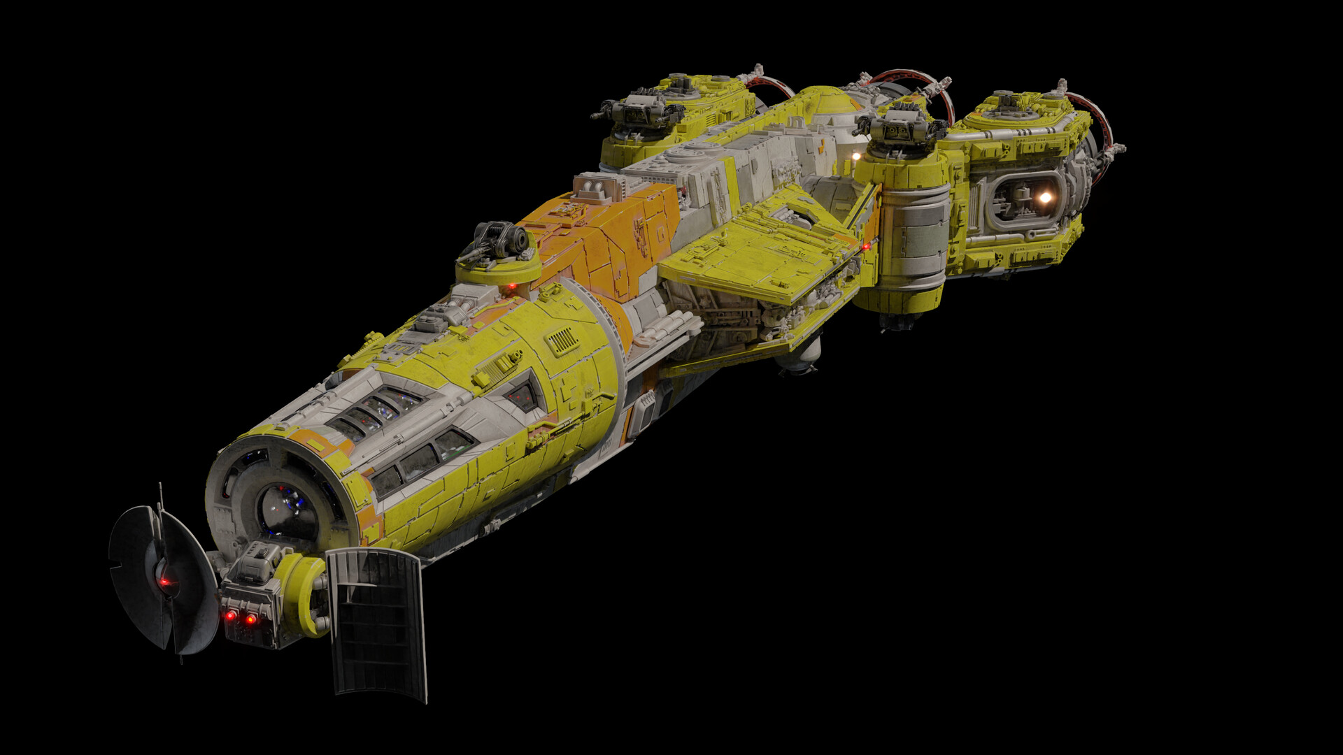Artstation Star Wars Side Project Background Ships Wip