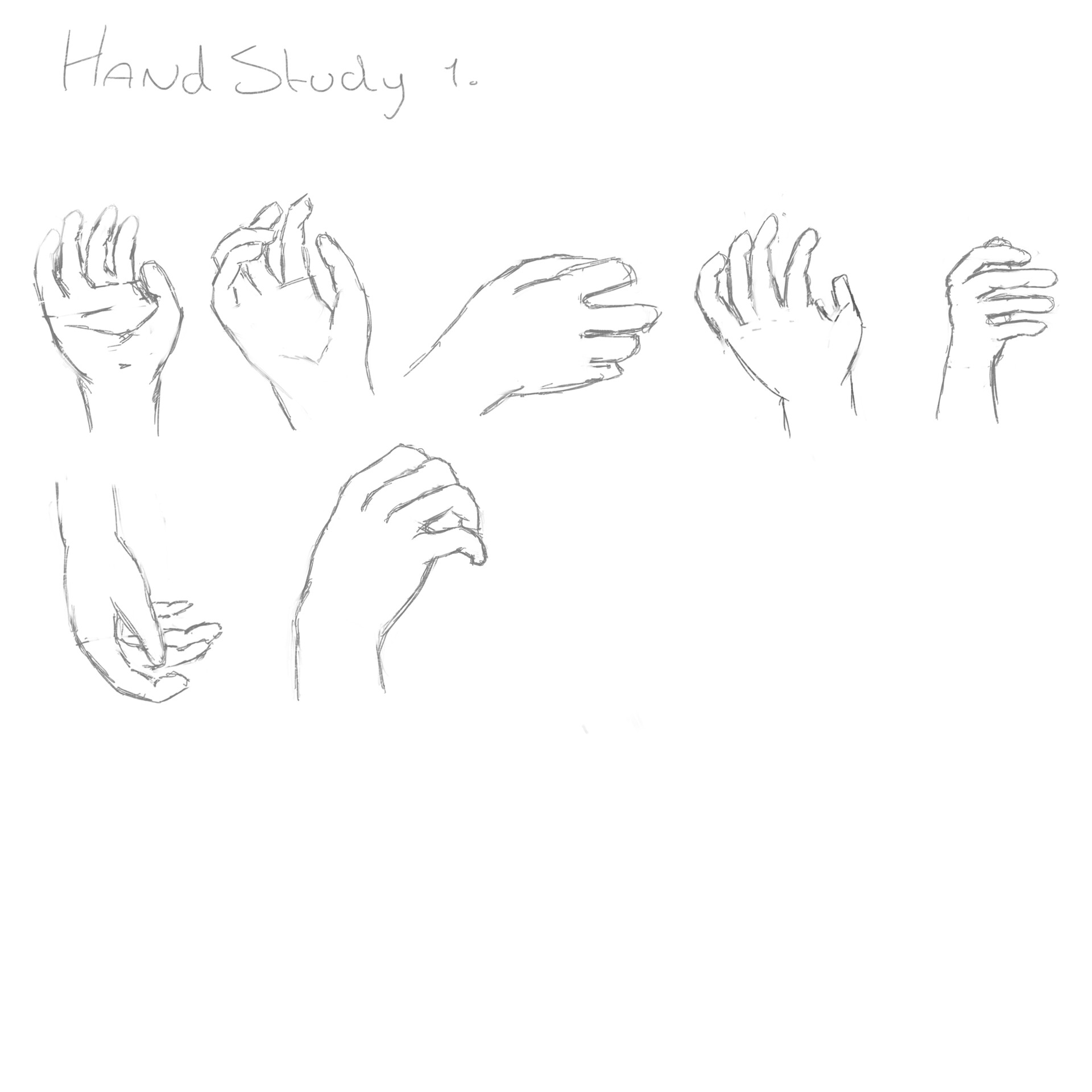 ArtStation - Hand / head study