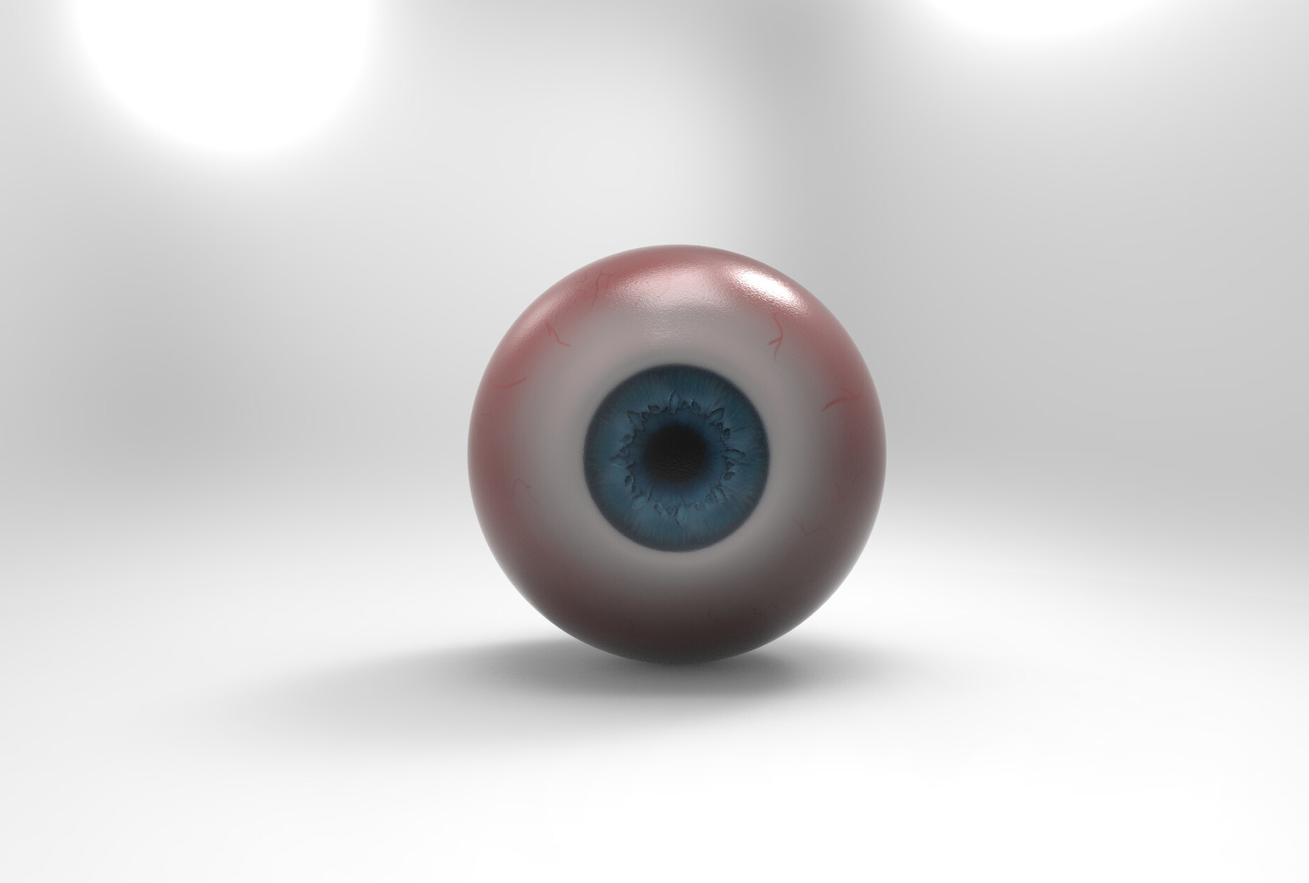 Artstation Eye 3d Model Cartoon Fernando Cebrian