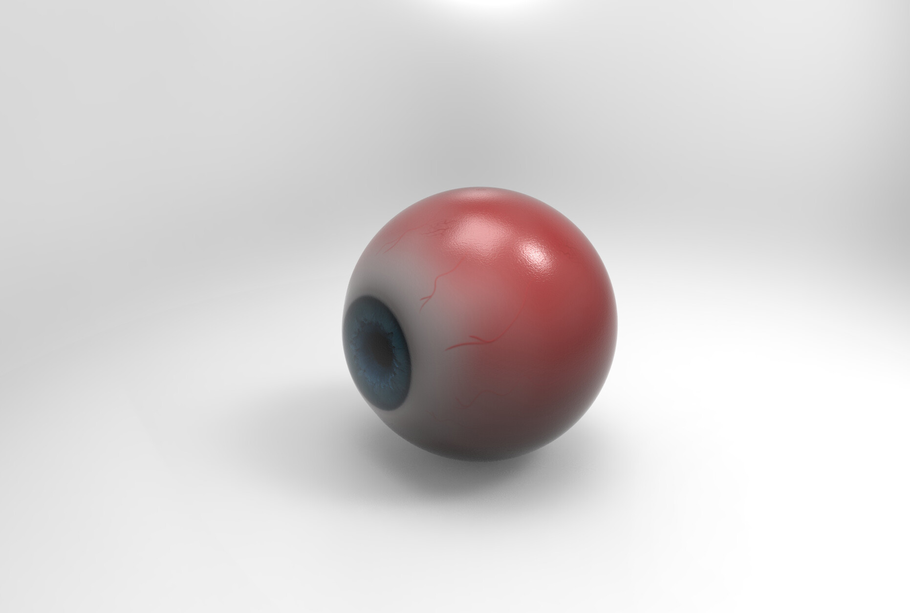 Artstation Eye 3d Model Cartoon Fernando Cebrian