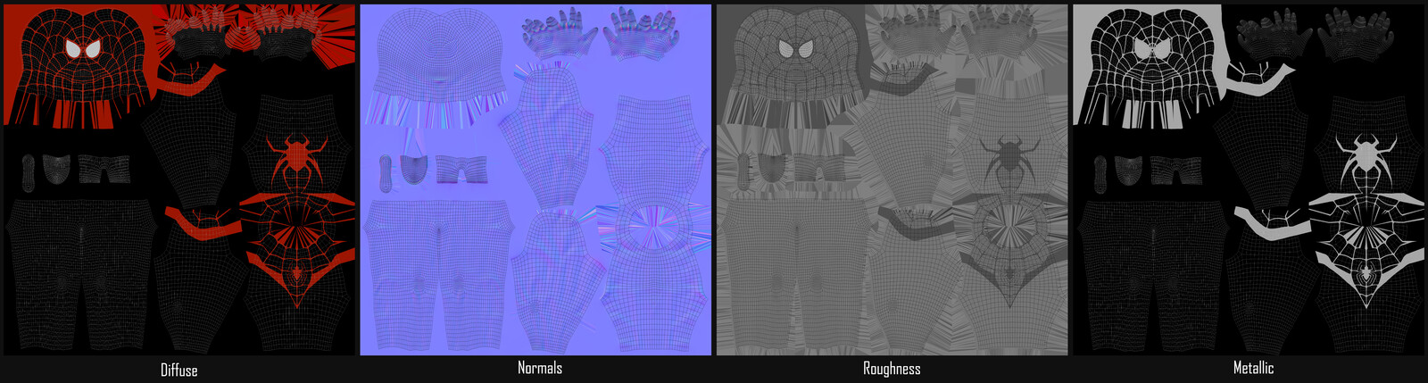 UV Maps
All maps are 4096x4096