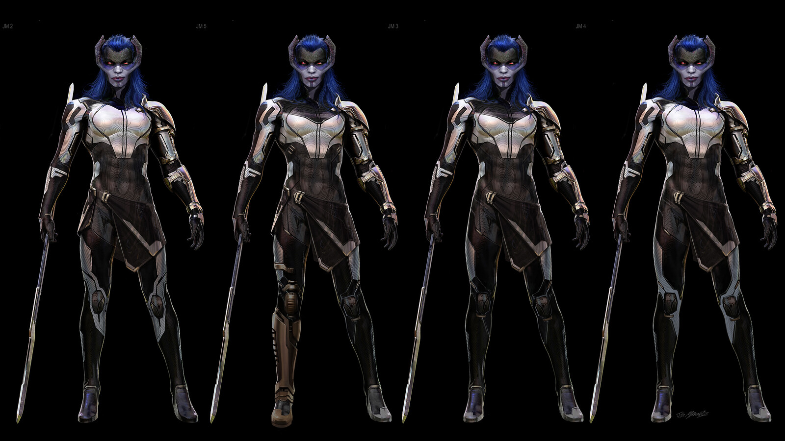 Proxima Midnight Concept Art: Avengers Infinity War