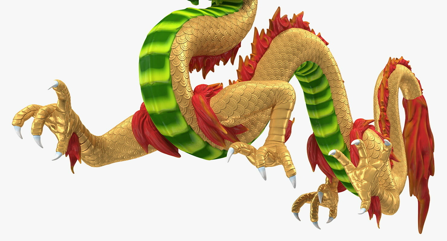 ArtStation - 3D Model - Chinese Dragon - Downloadable