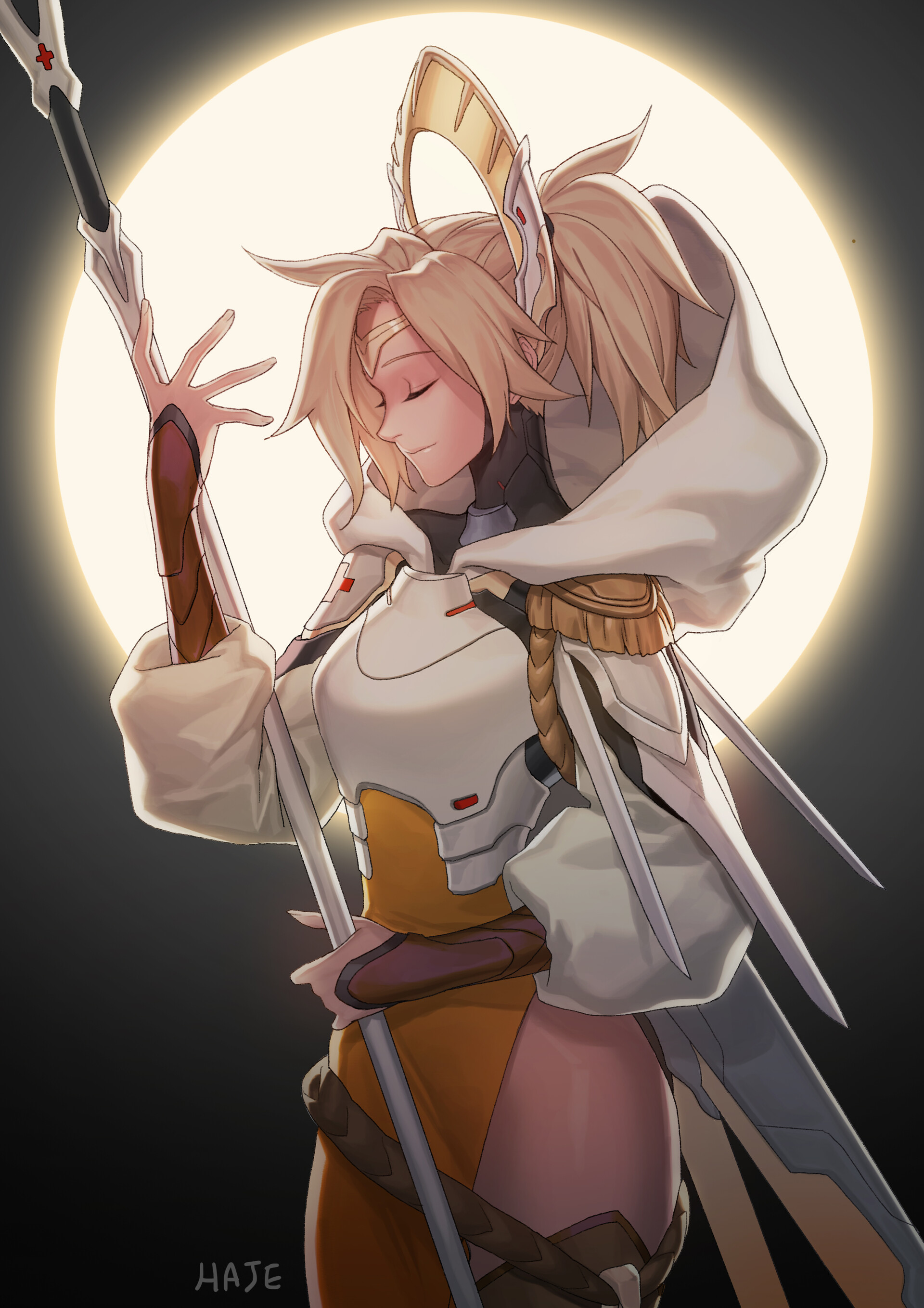 Artstation Overwatch Mercy Fanart Haje 714