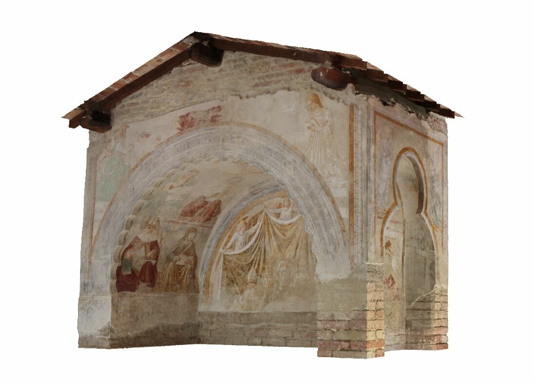 Artstation Tabernacolo Affrescato Benozzo Gozzoli 1480 Federico Capriuoli