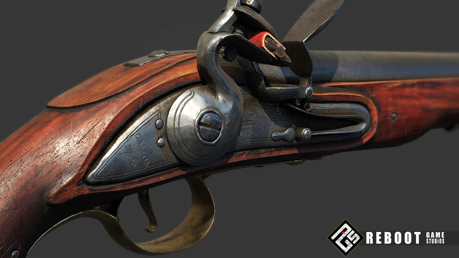 17th century weapons artwork done by Reboot team for a client                            - Used with permission.