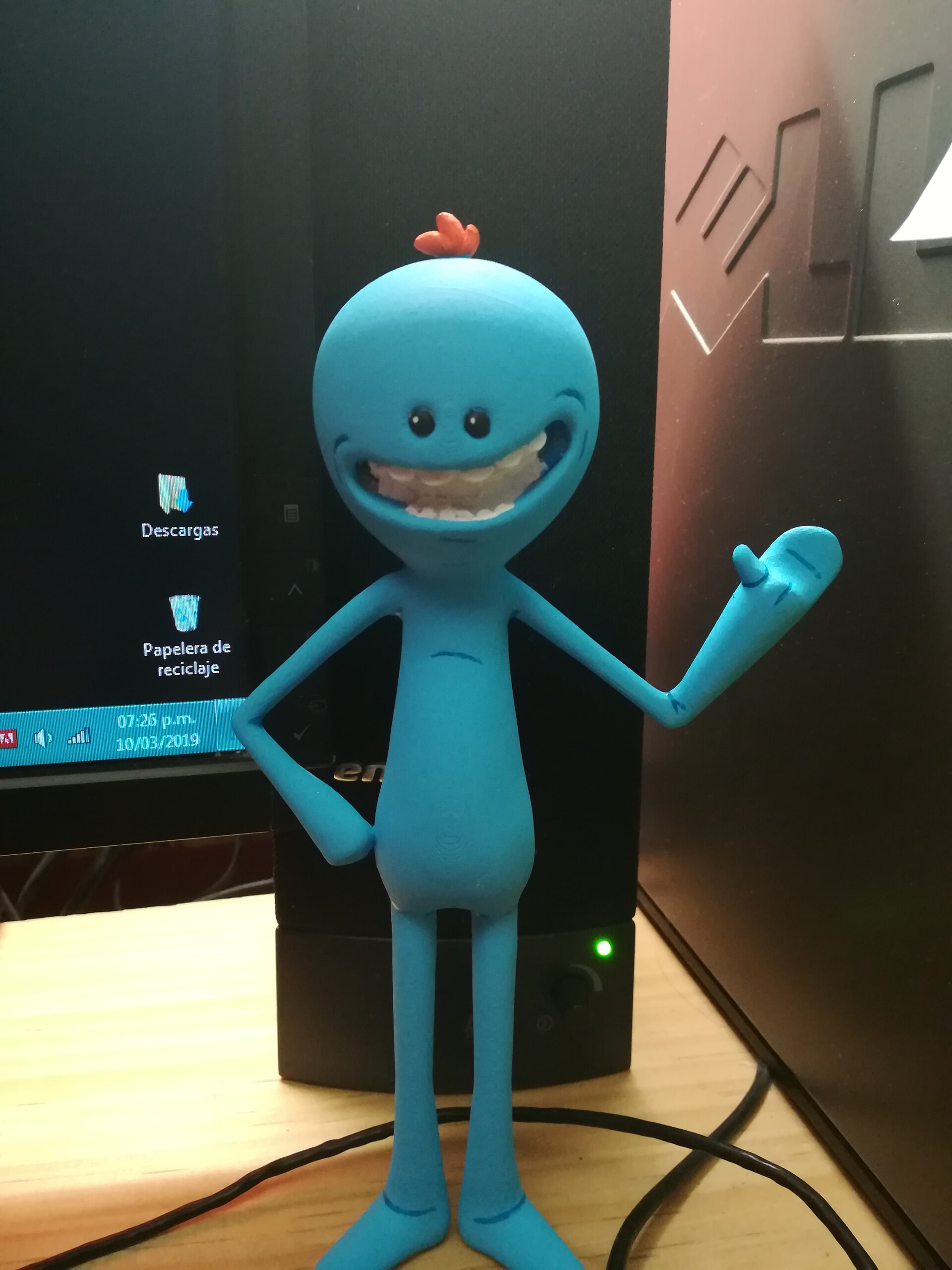 Artstation Mr Meeseeks 3d Print Carlos Vertiz
