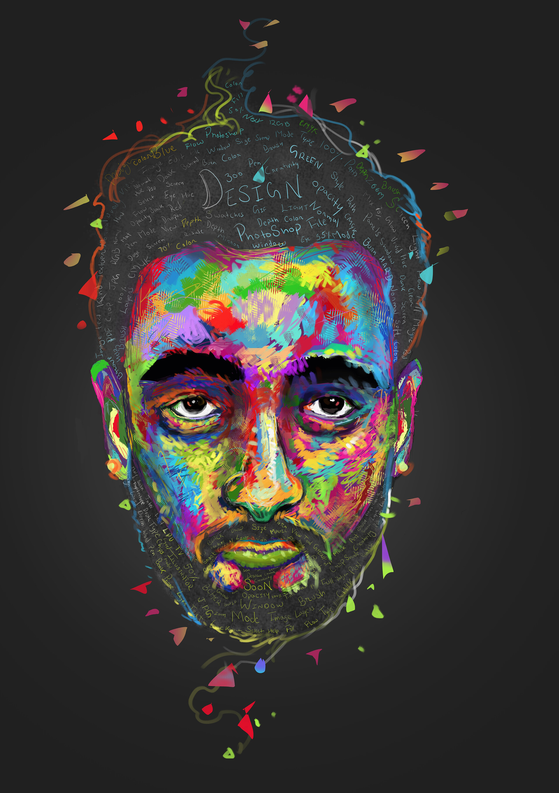 ishaan dikshit digital portrait