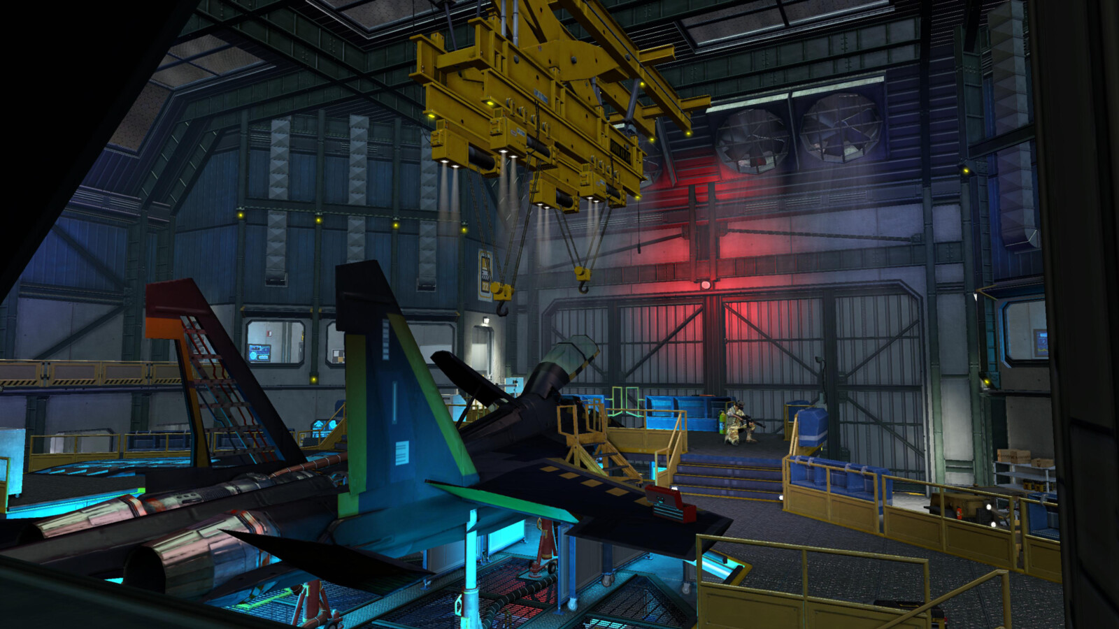Secret Military Airbase: Jet assembly (VITA)