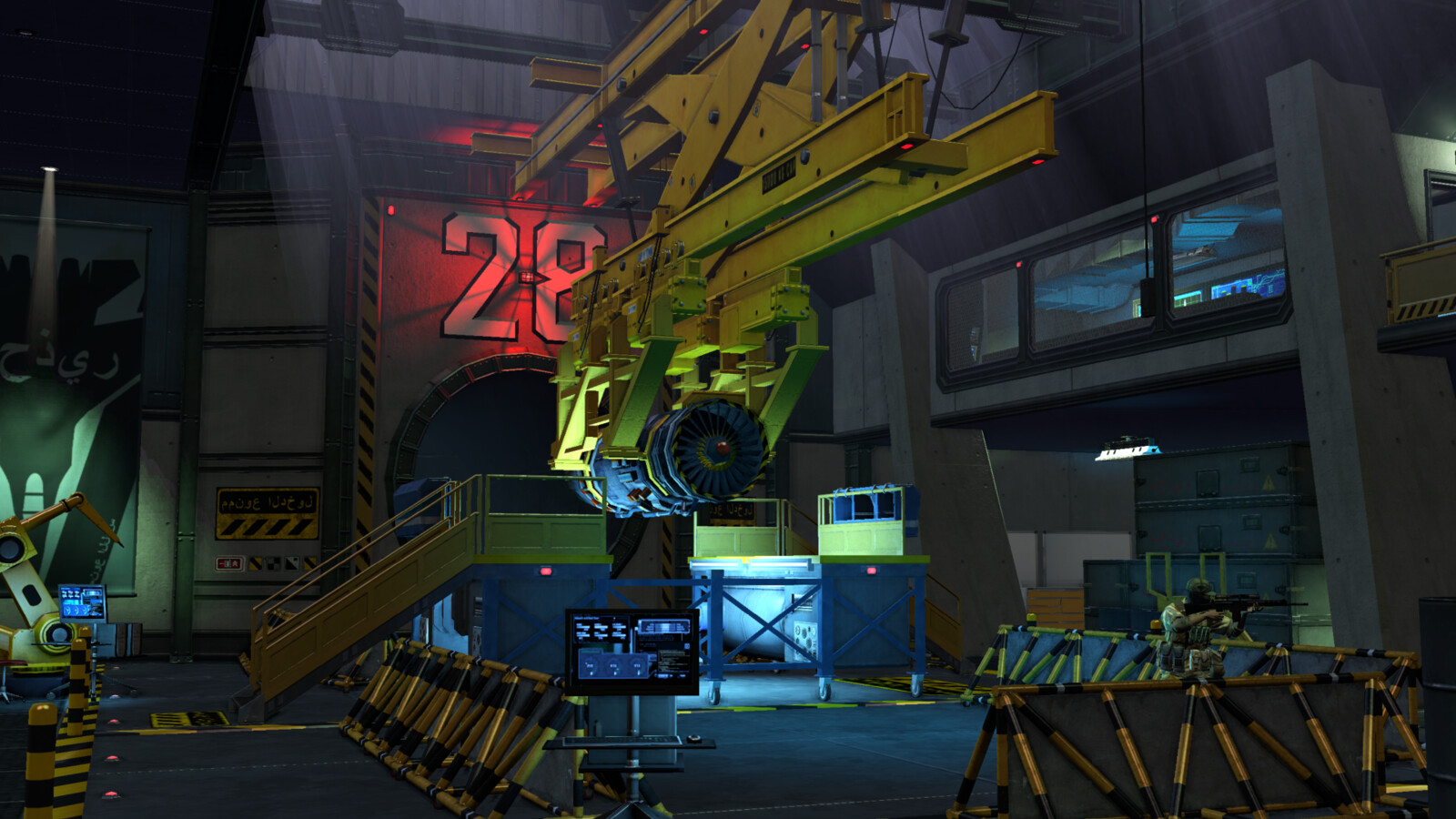 Secret Military Airbase: Engine testing chamber (VITA)