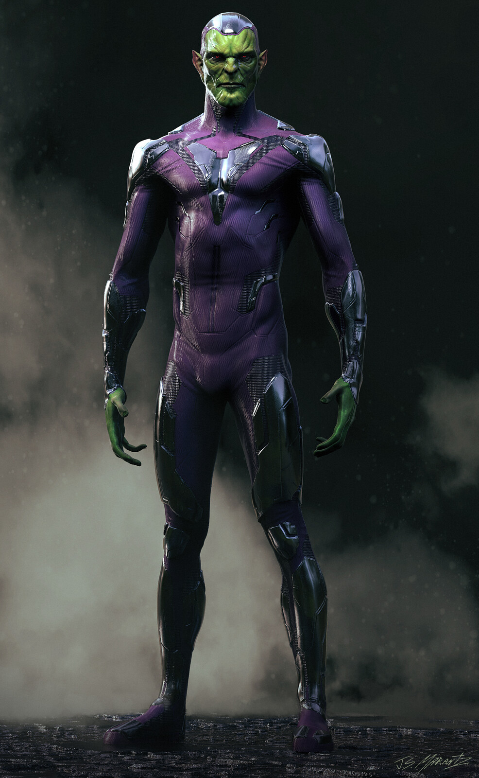 Skrull Concept Art: Captain Marvel
