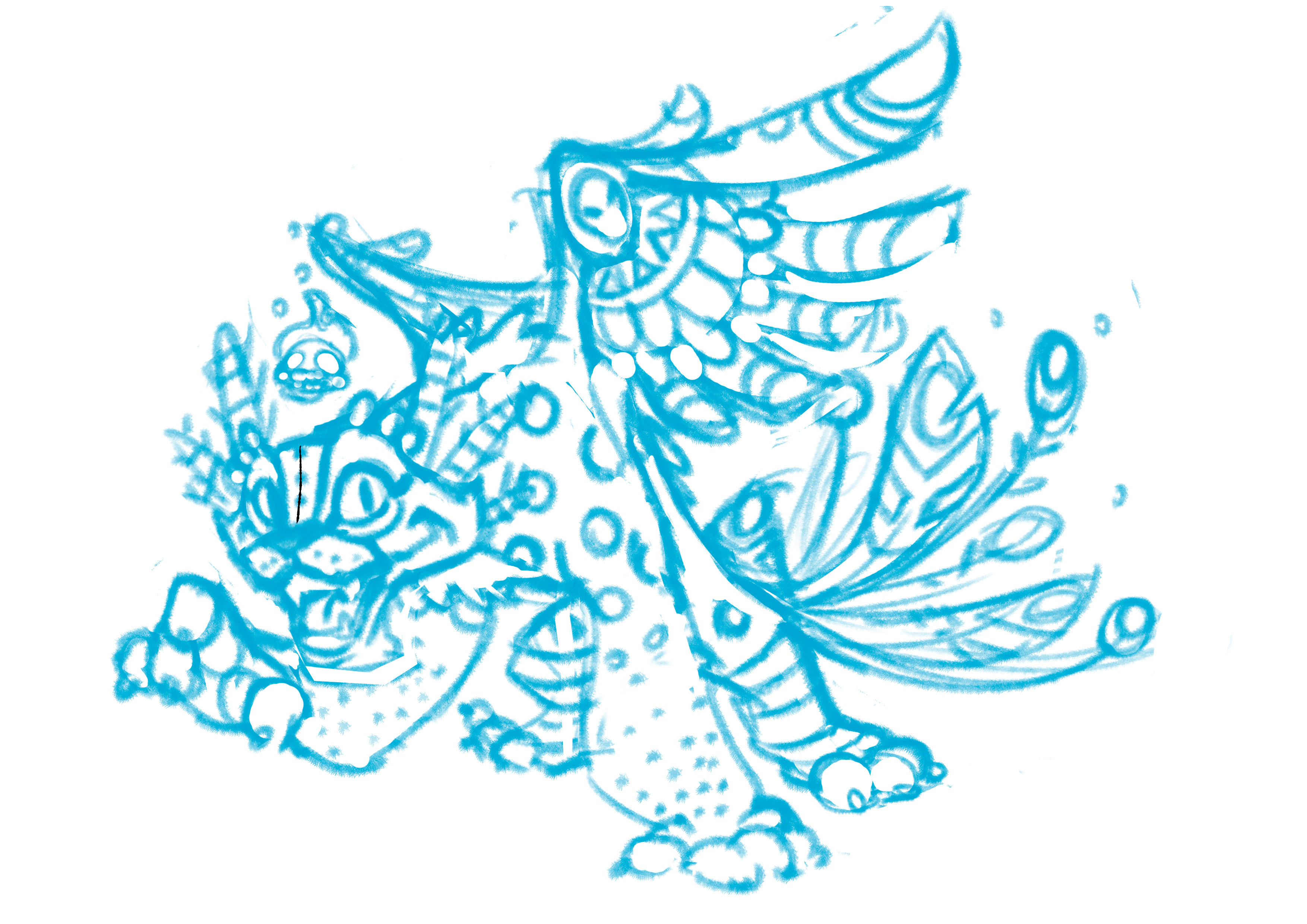 alebrije´s sketch