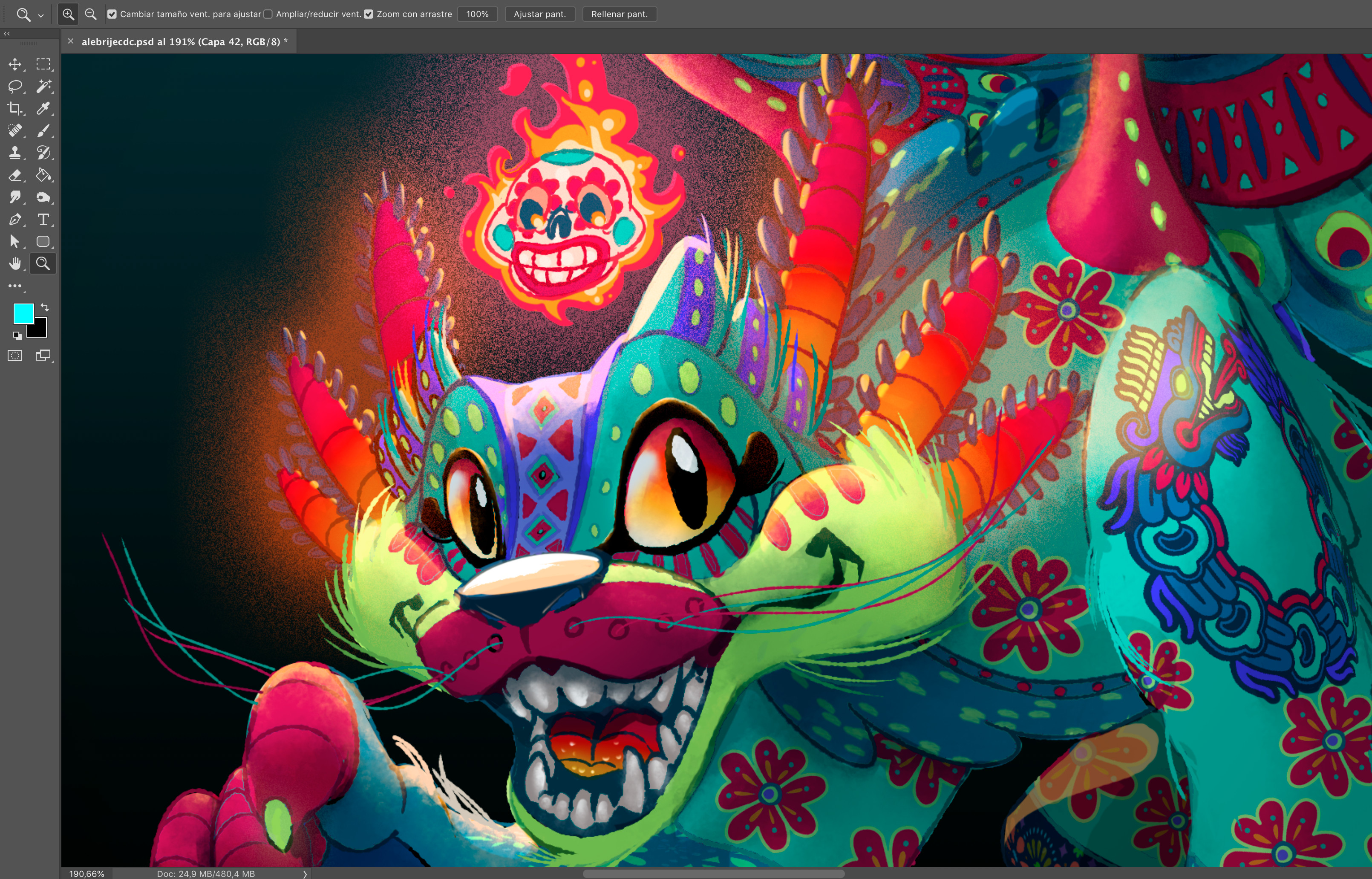 Alebrije close up