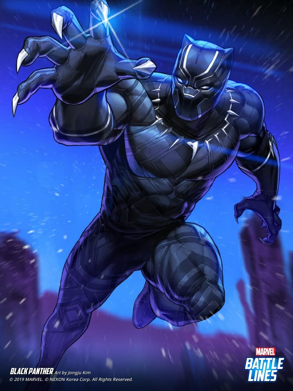 ArtStation - Marvel Battle Lines Artwork - Black panther