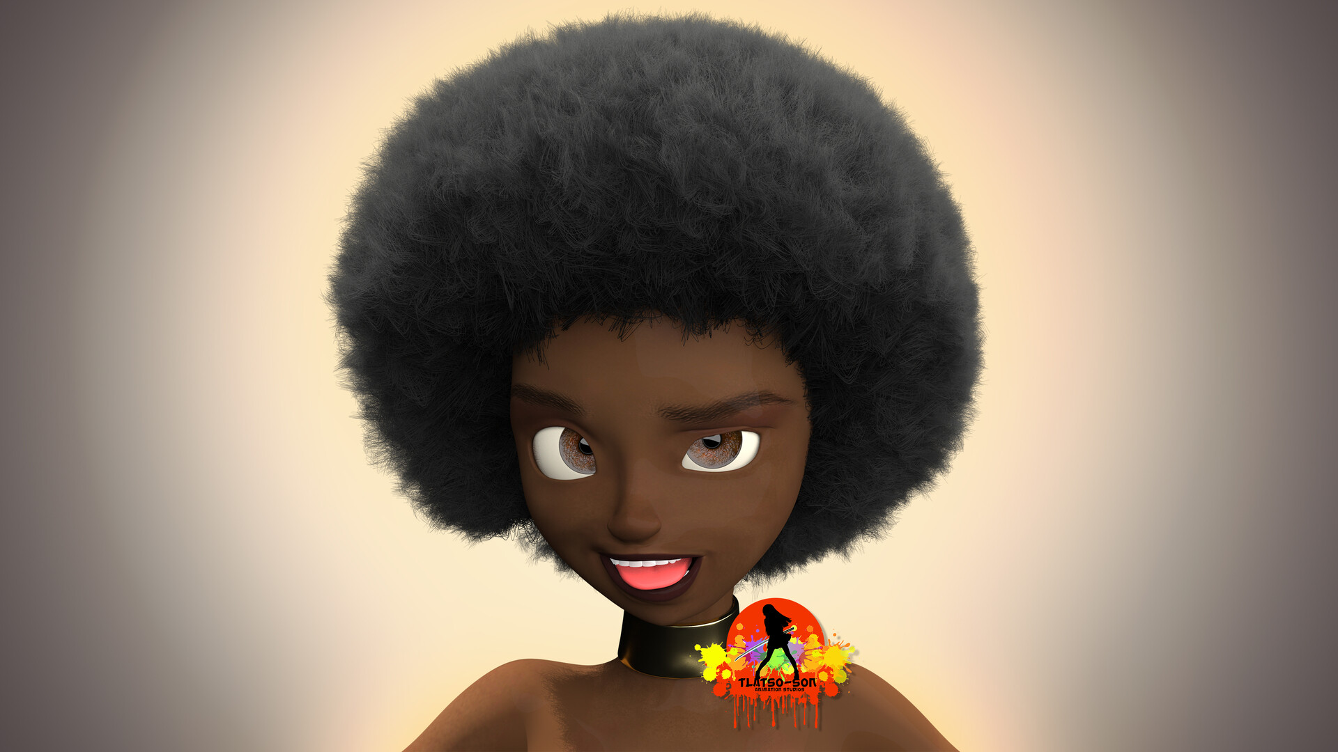 Artstation Nya Aura African Cutsie Character Creation Tumelo Machete