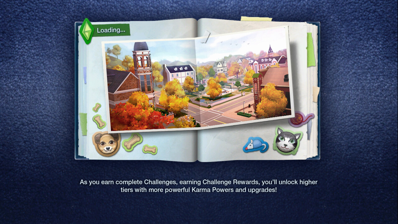 Area load screen