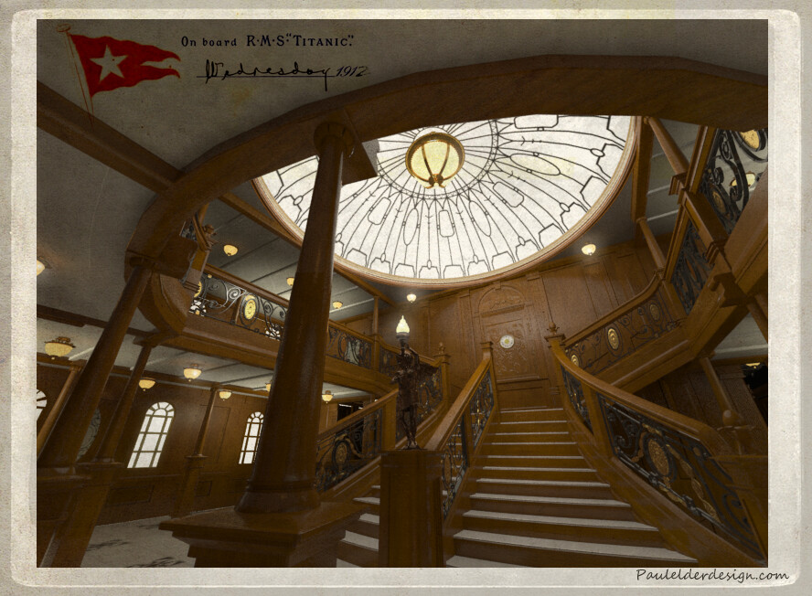 Paul Elder Titanic Grand Staircase Paul Elder Titanic Grand Staircase