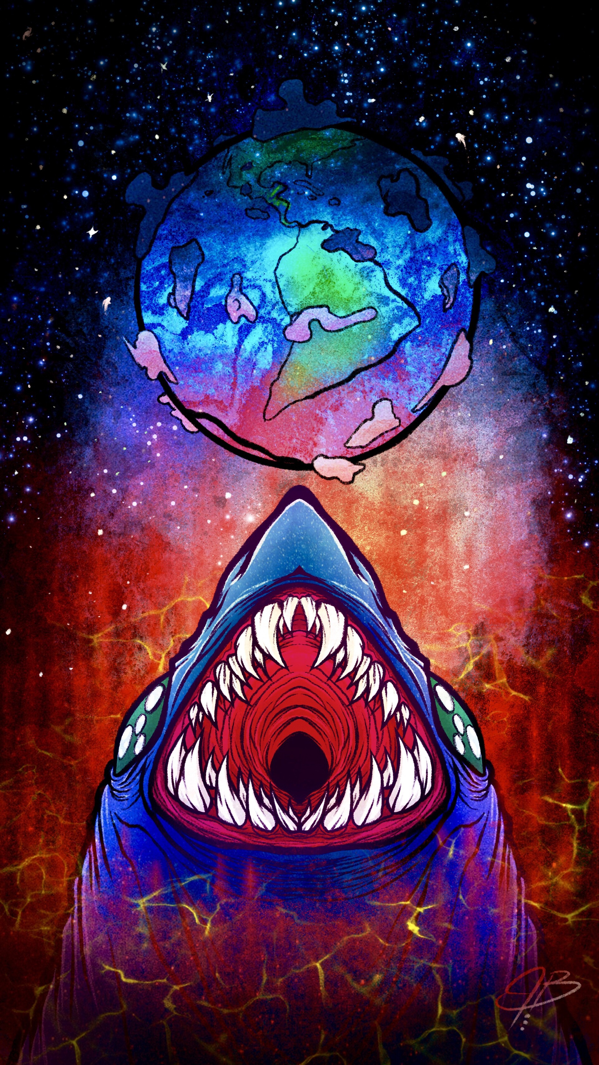 ArtStation Space Shark