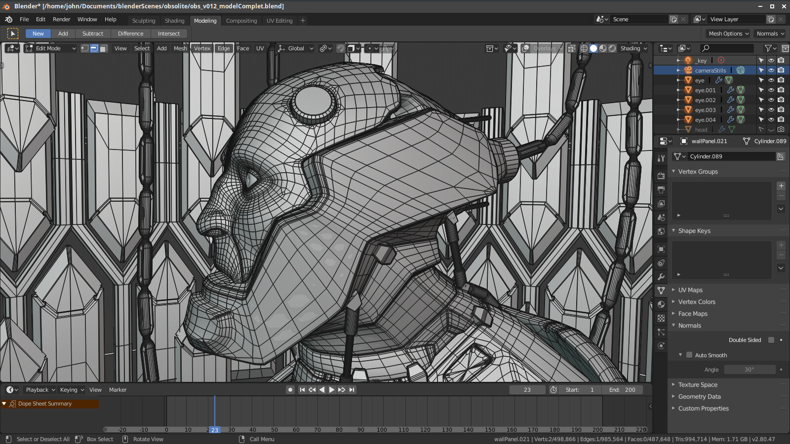 More wireframe
