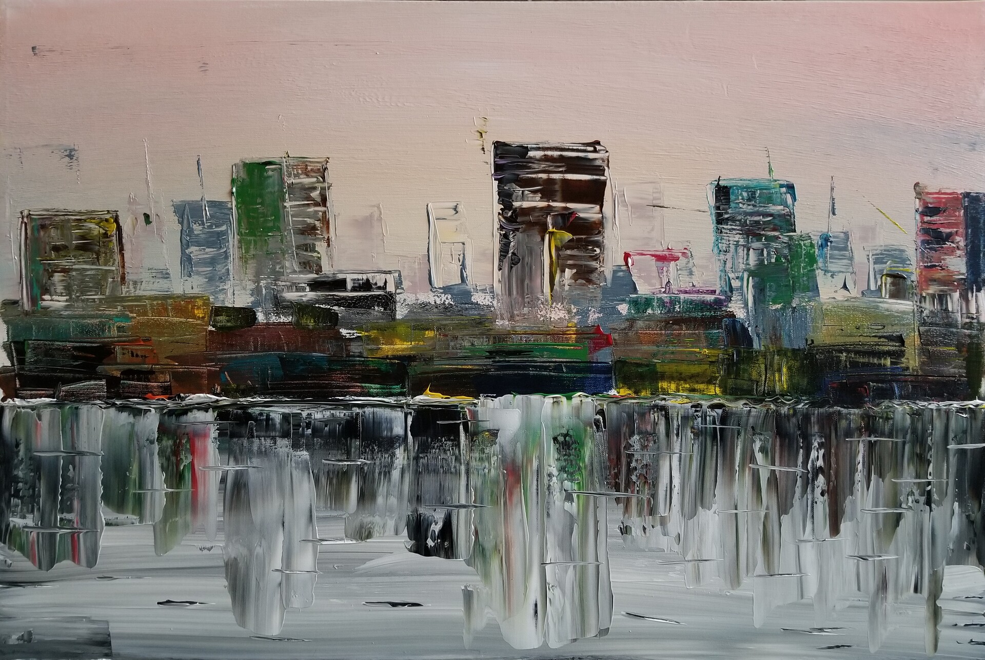 Artstation Abstract City Scape Andrew Swann