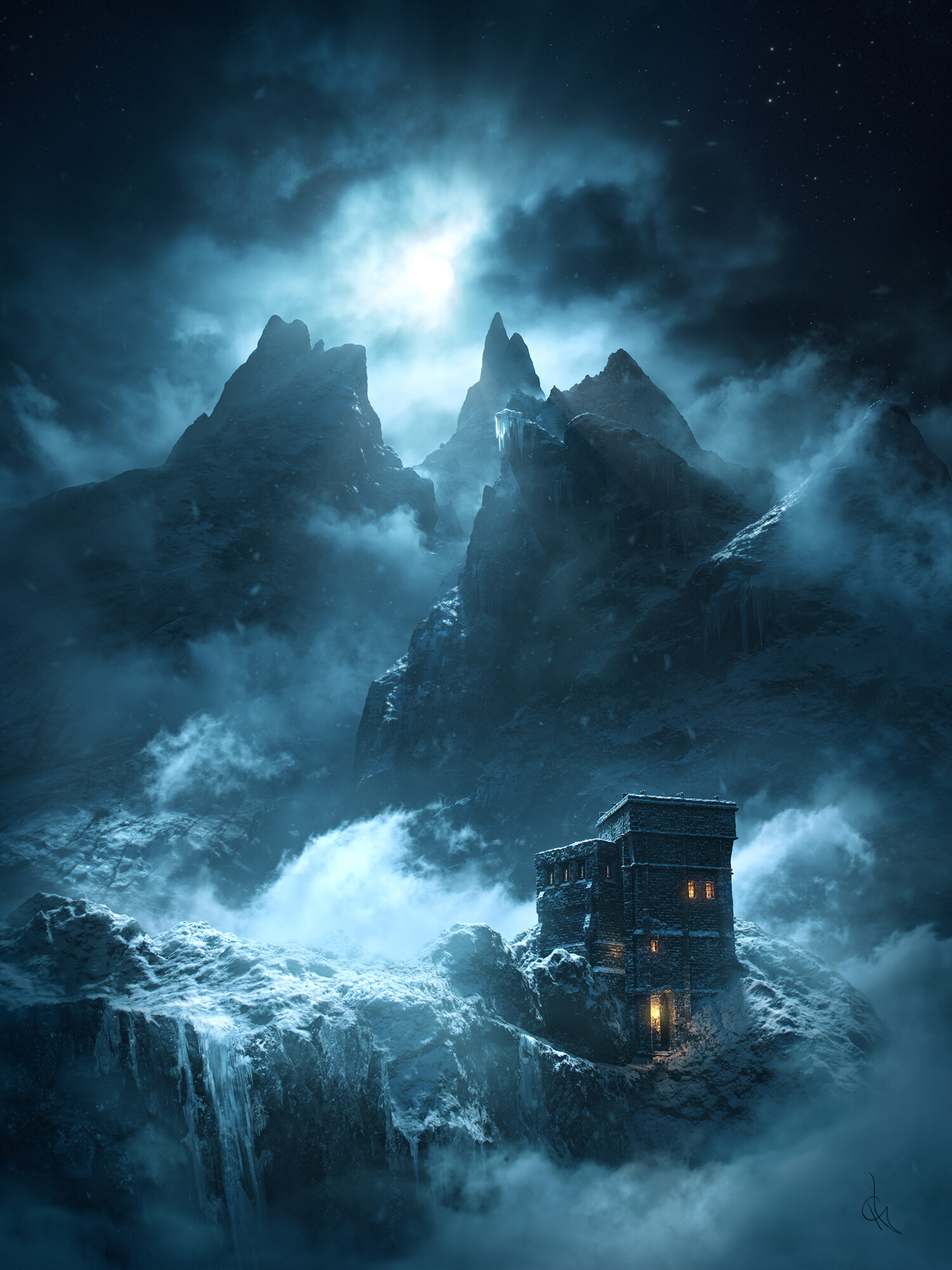 ArtStation Unseen Westeros Shadow Lands Watchtower