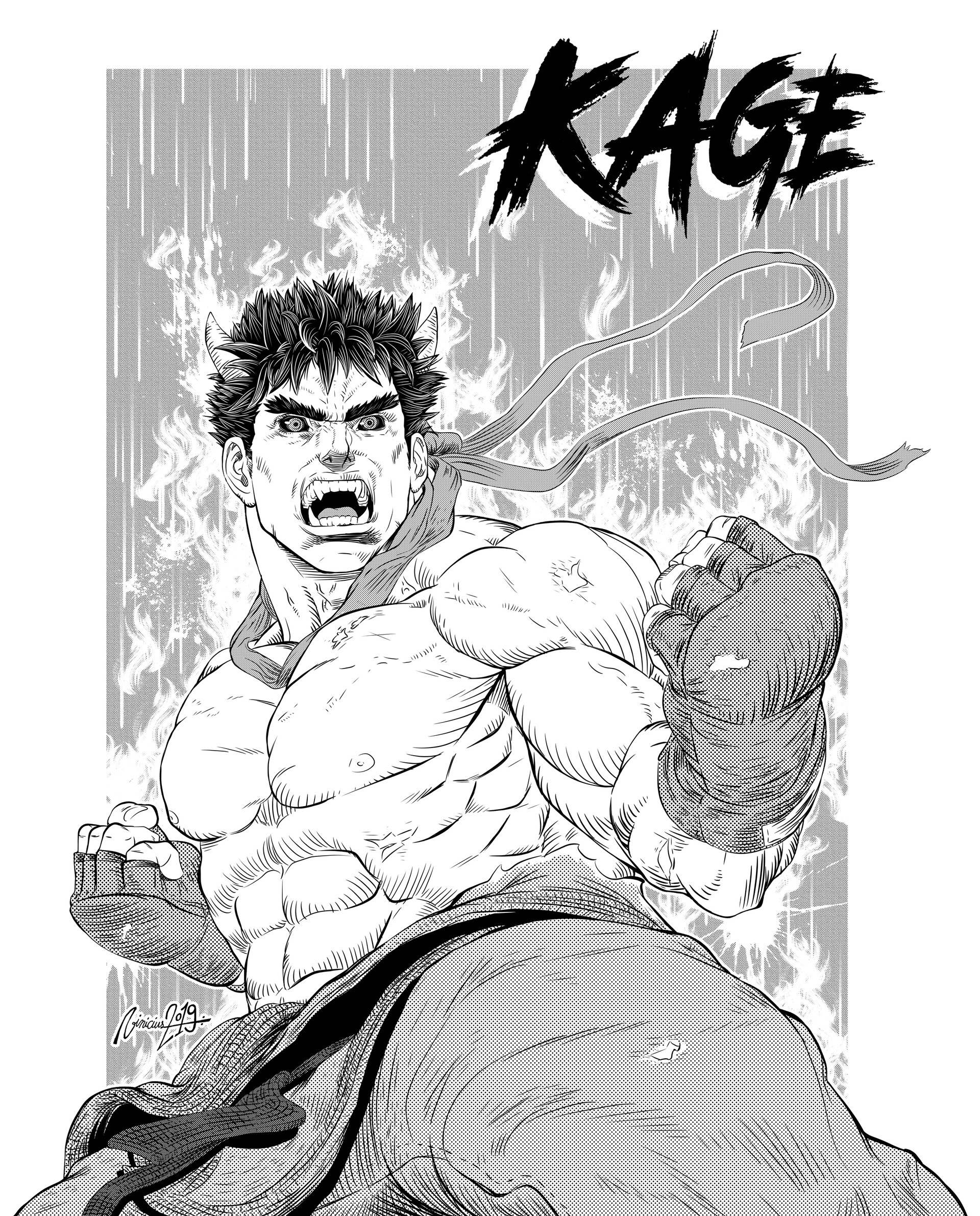 Artstation Kage Street Fighter V Vinicius De Moura