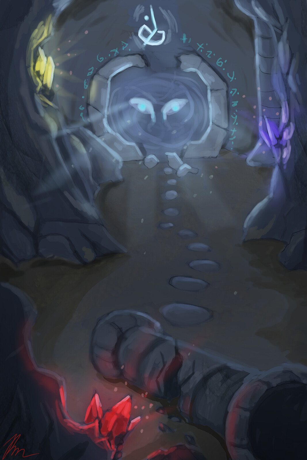 “Tread carefully, lest you disturb spirits where they lie.”