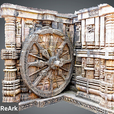 Konark sun temple wheel hires stock photography and images  Alamy
