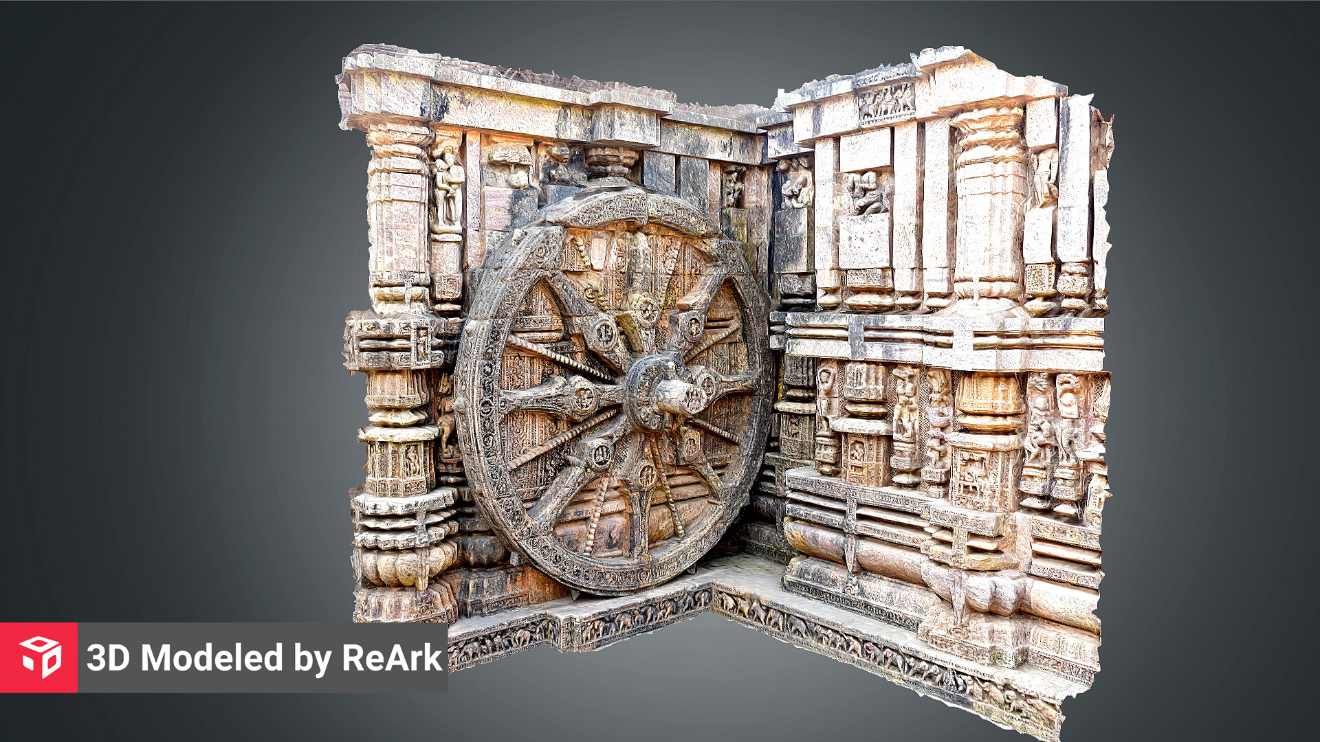Artstation The Wheel Of Konark Sun Temple Digital Heritage India