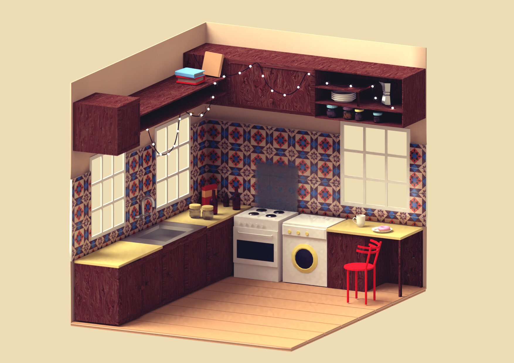 ArtStation - Kitchen Cube