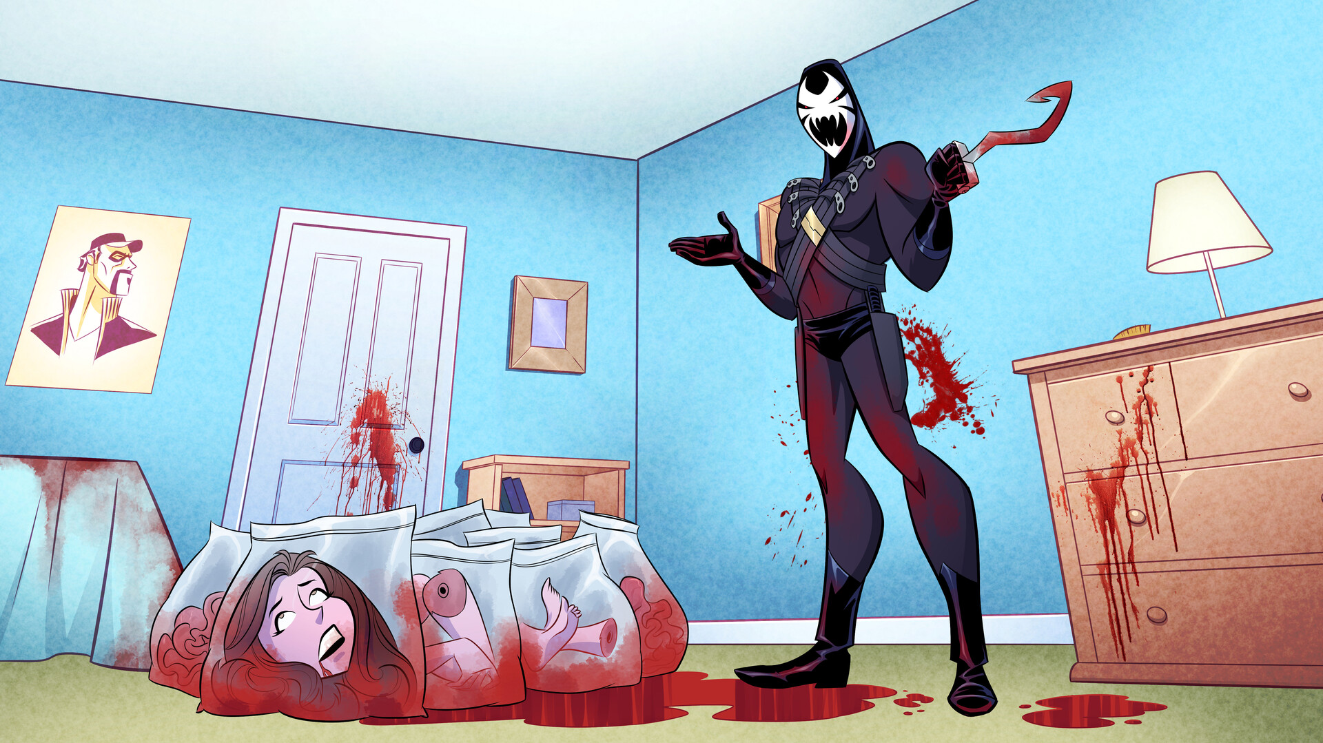 Artstation Society Of Virtue Scary Hook Joel Souza