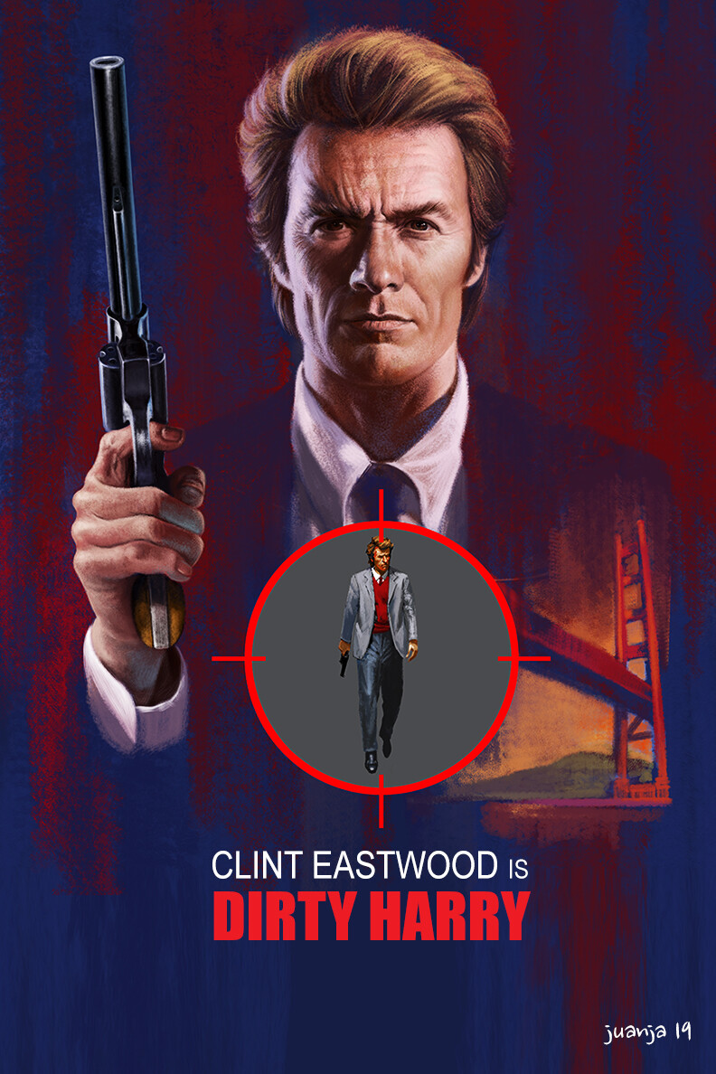 Leandro Juanja Dirty Harry Poster Concept