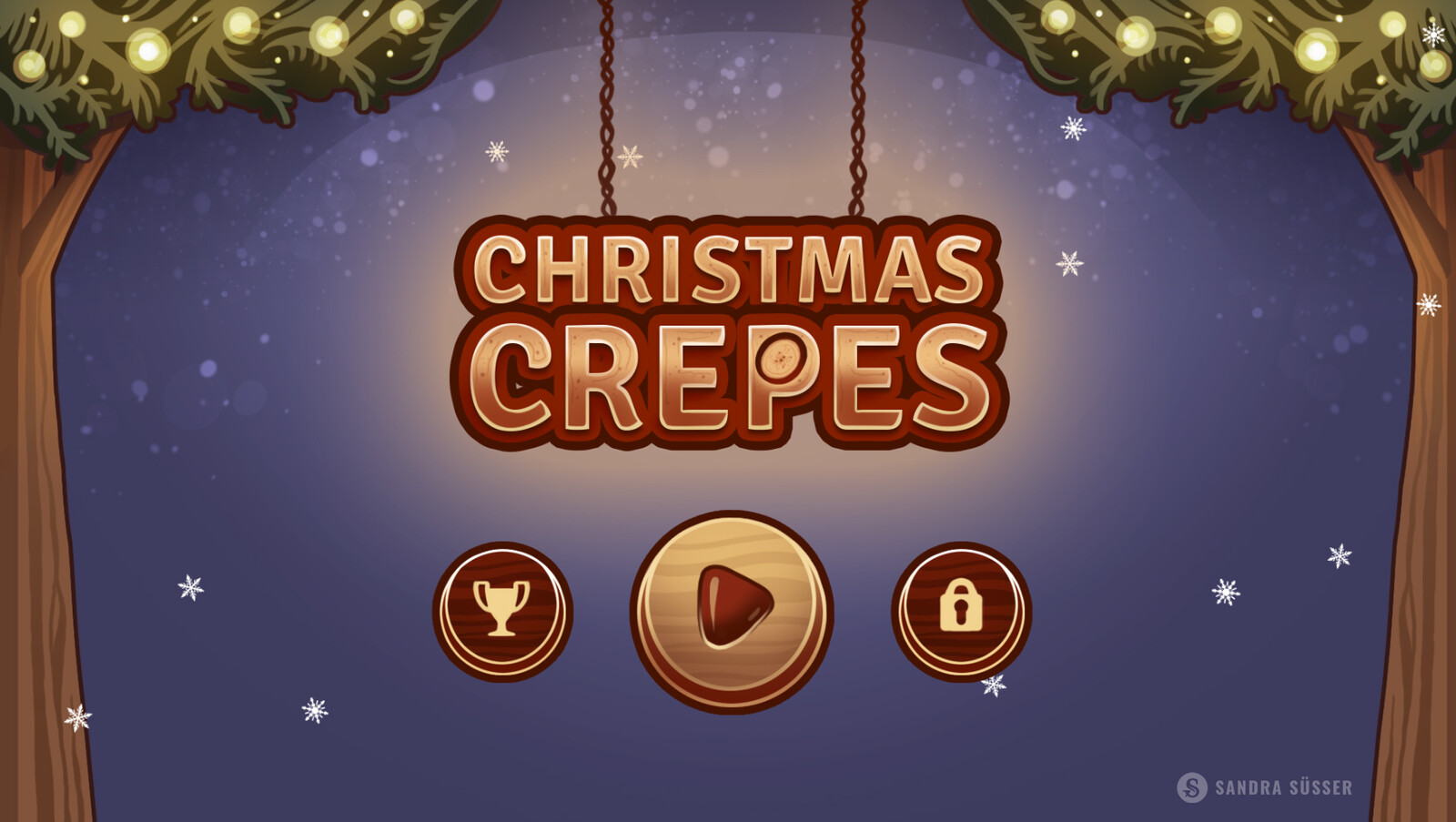 Christmas Crepes Start Screen