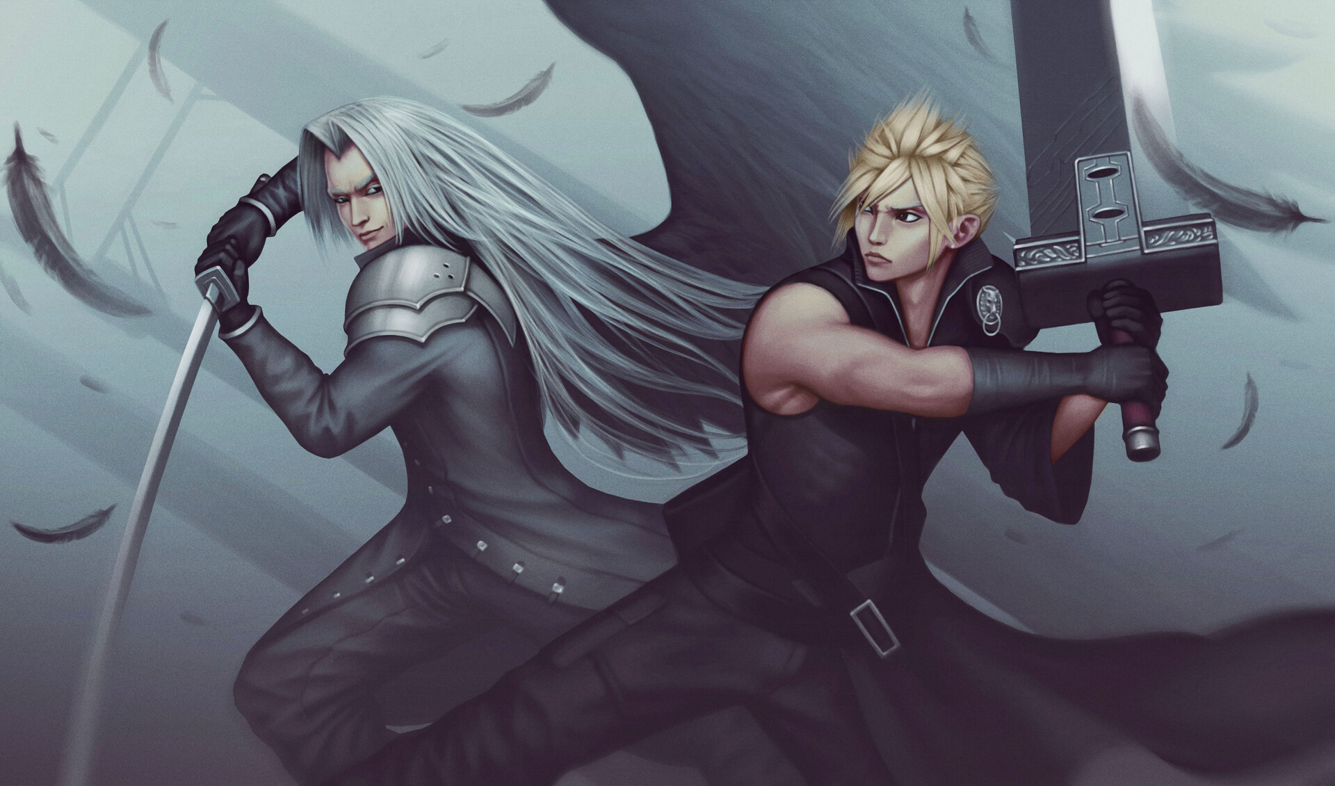 Artstation Cloud Strife Vs Sephiroth Kazbek Dzasezhev